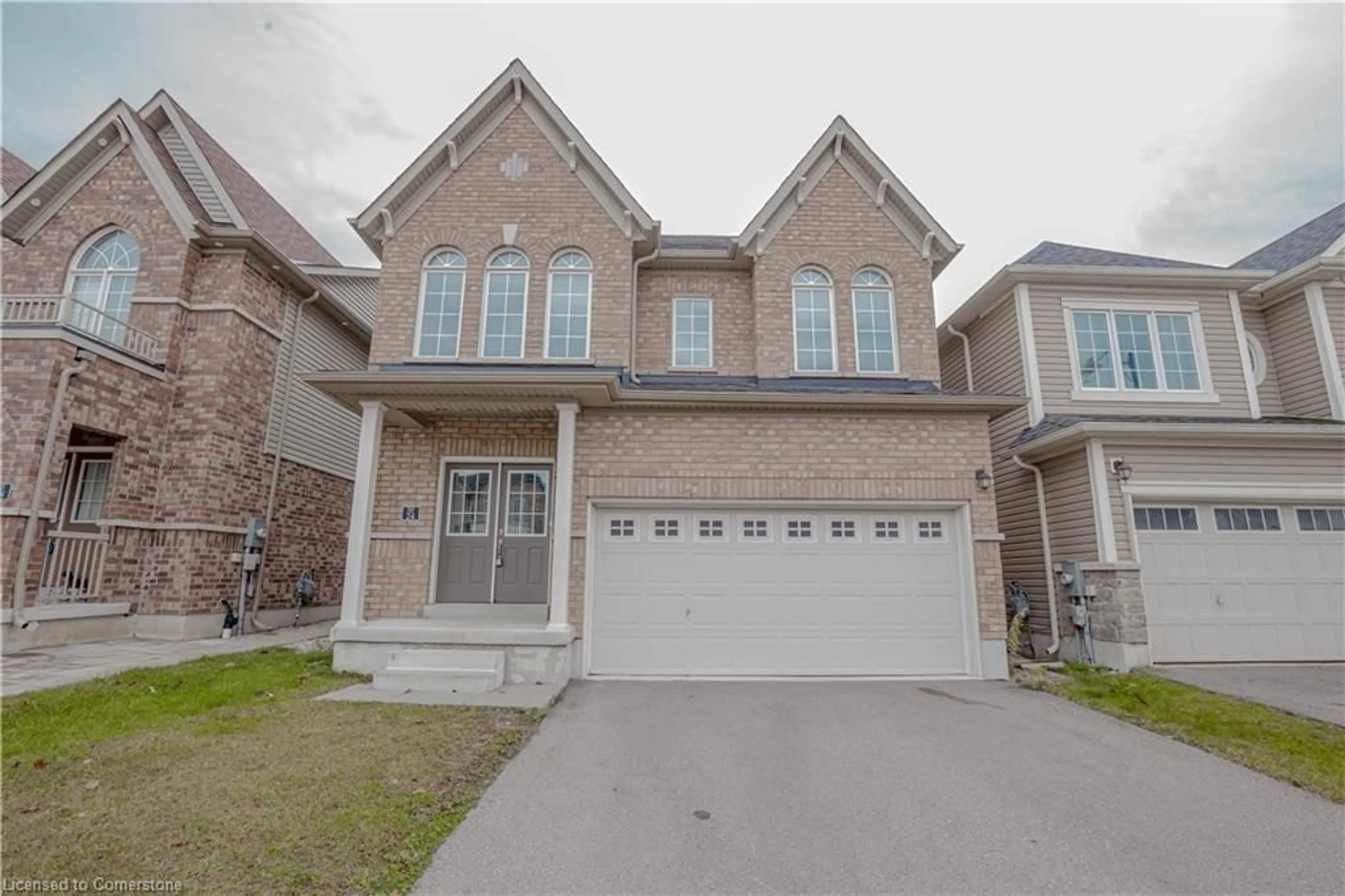 Frontside or backside of a home, the street view for 24 Weatherall Ave, Cambridge Ontario N3H 0C4