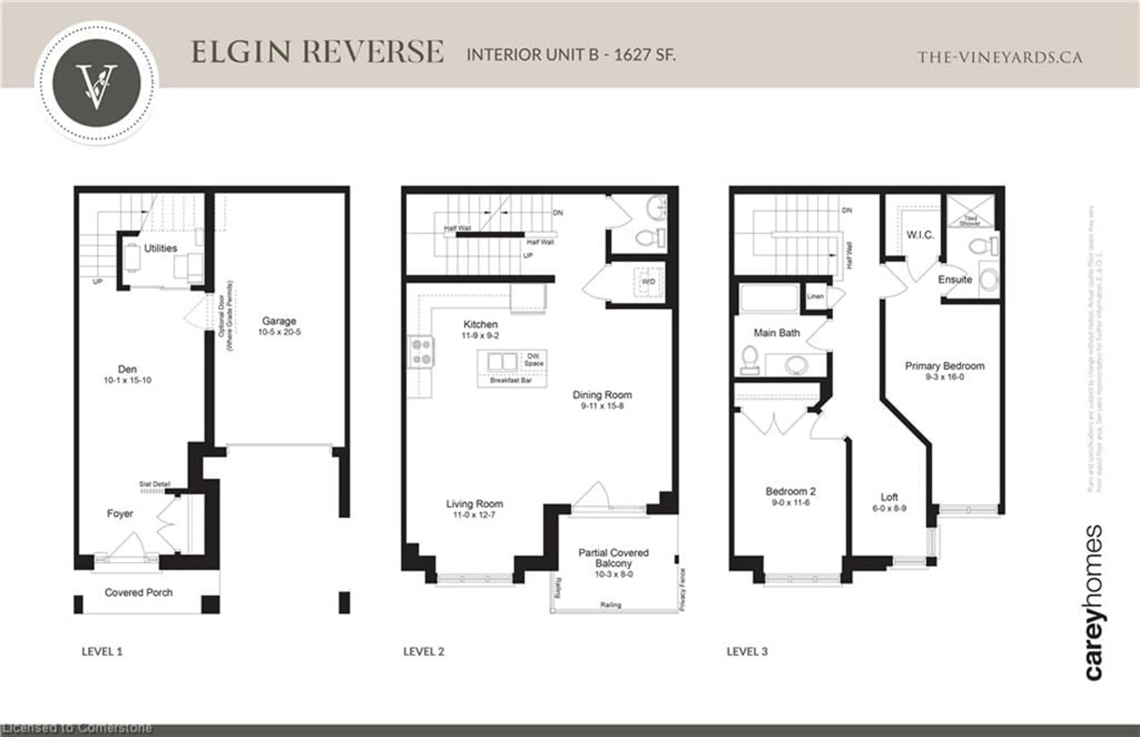 Floor plan for 143 Elgin St #LOT 82, Cambridge Ontario N1R 0E1