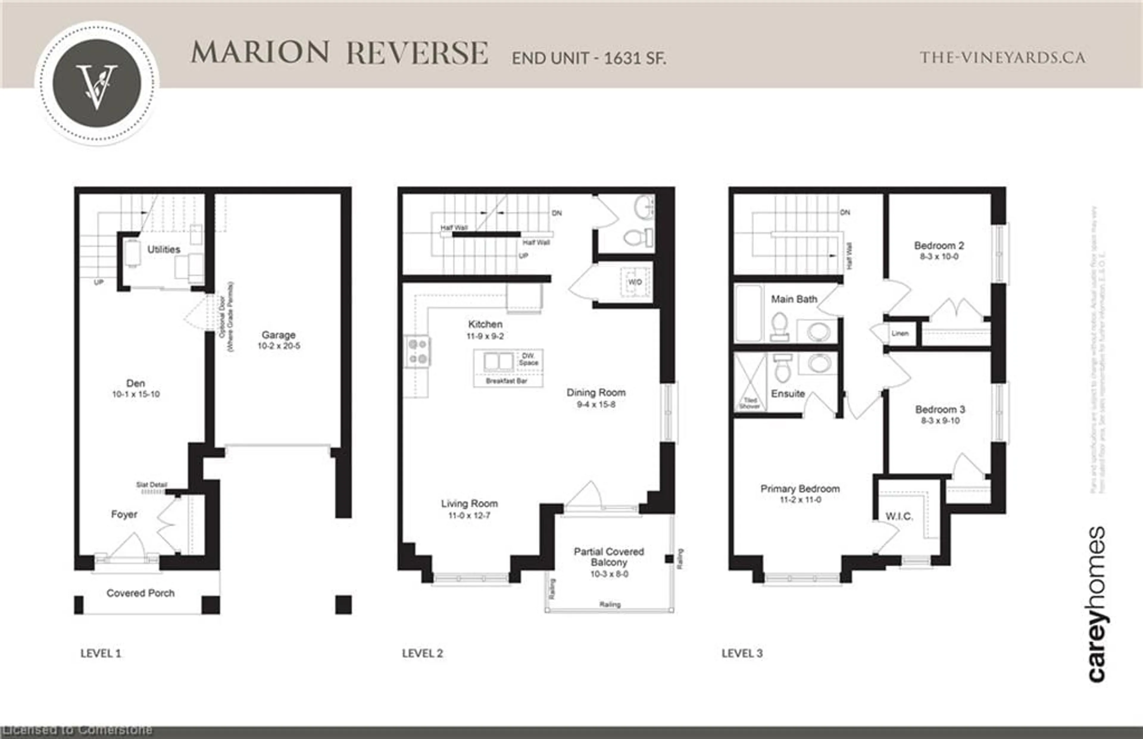 Floor plan for 143 Elgin St #LOT 84, Cambridge Ontario N1R 0E1