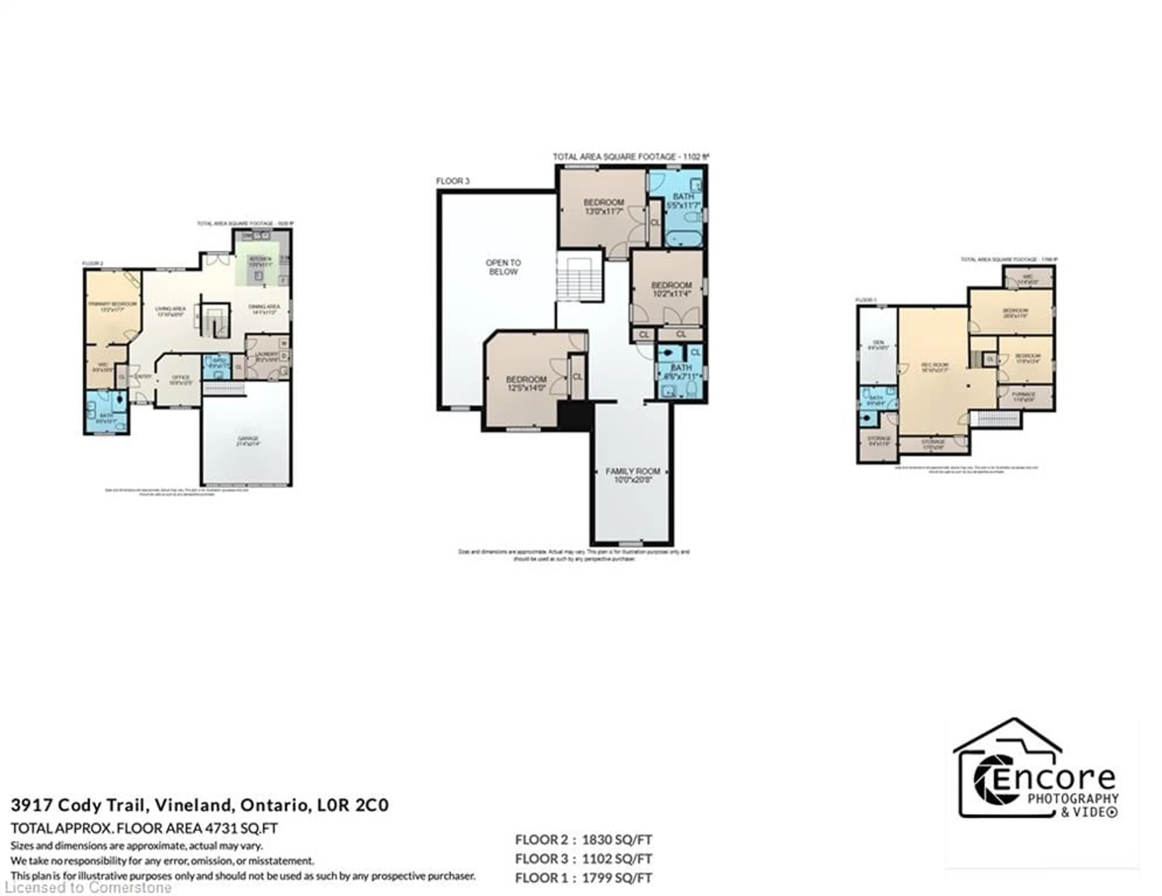 Floor plan for 3917 Cody Trail, Vineland Ontario L0R 2C0