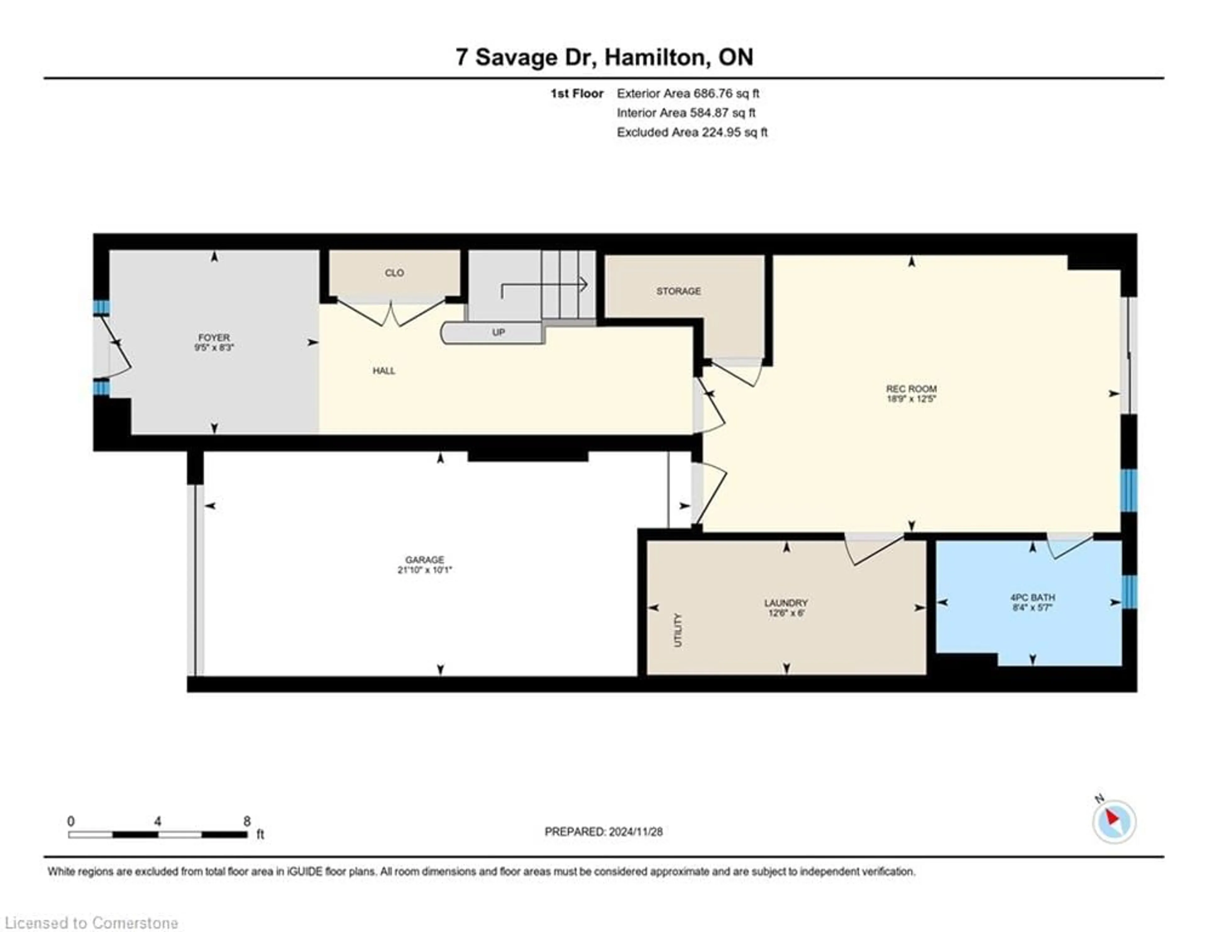 Floor plan for 7 Savage Dr, Waterdown Ontario L8B 0A1