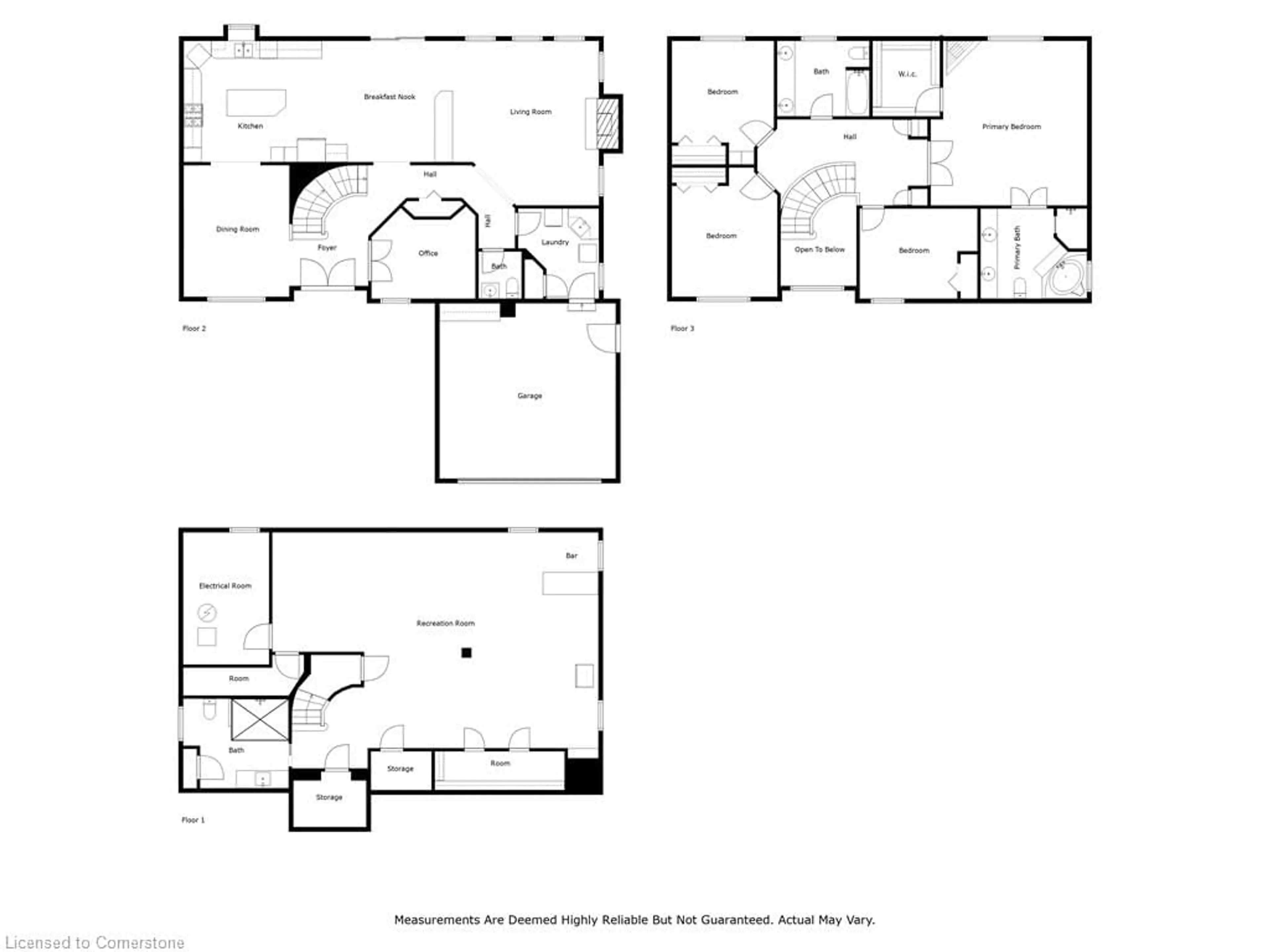 Floor plan for 636 Greenravine Dr, Ancaster Ontario L9G 3W2