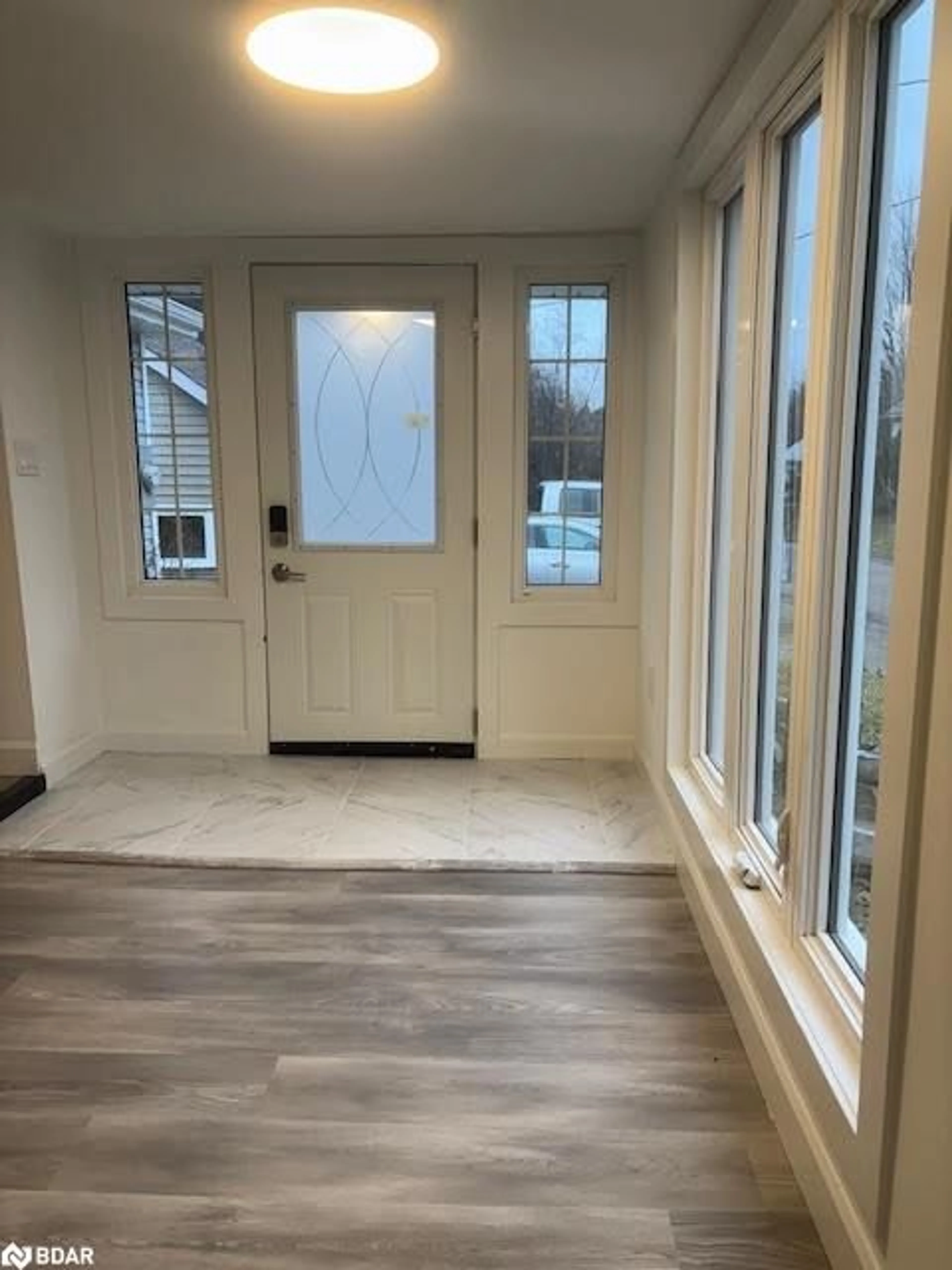 Indoor entryway, wood floors for 16 Lime St, Coboconk Ontario K0M 1K0