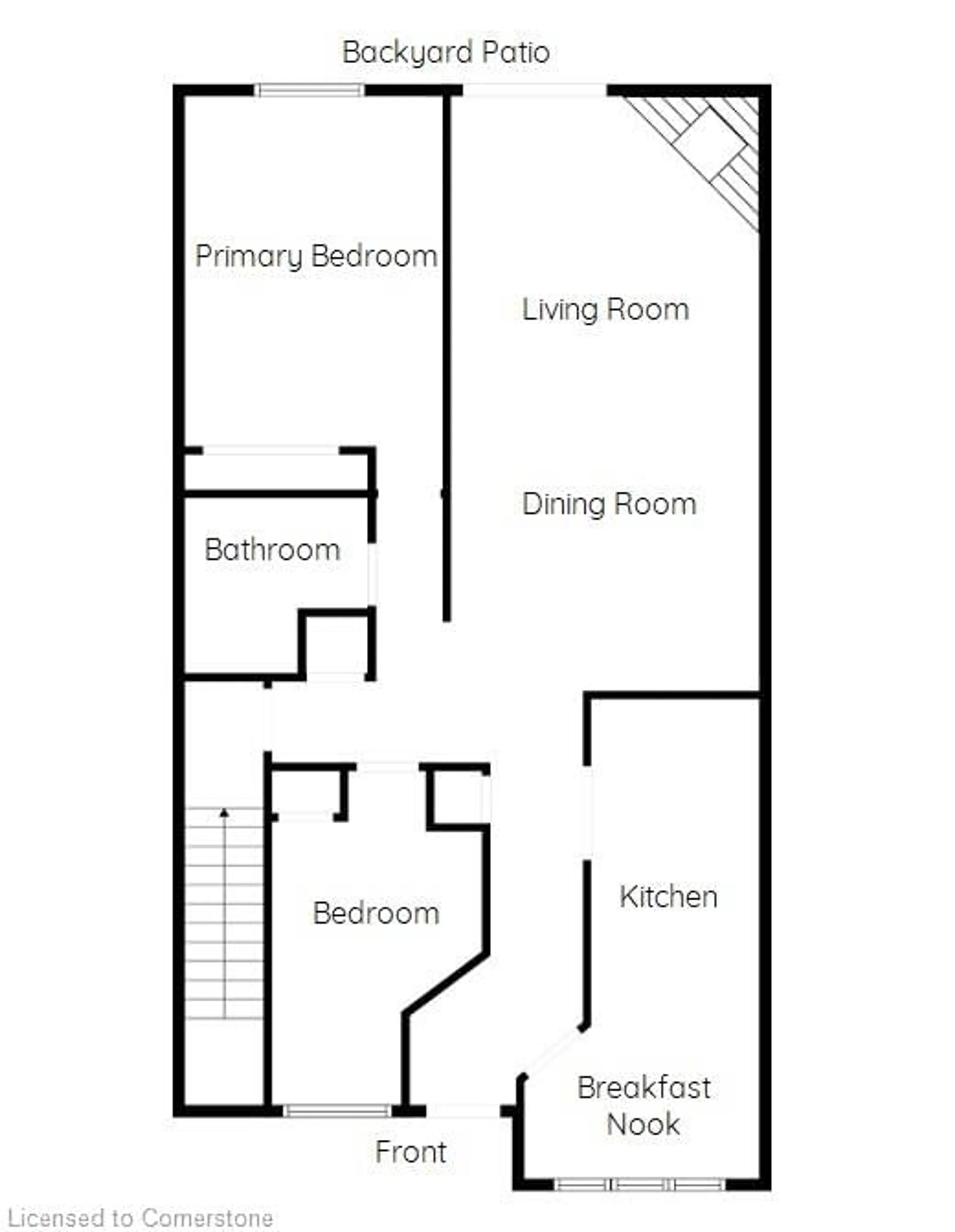 Floor plan for 2055 Walkers Line #102, Burlington Ontario L7M 4B5