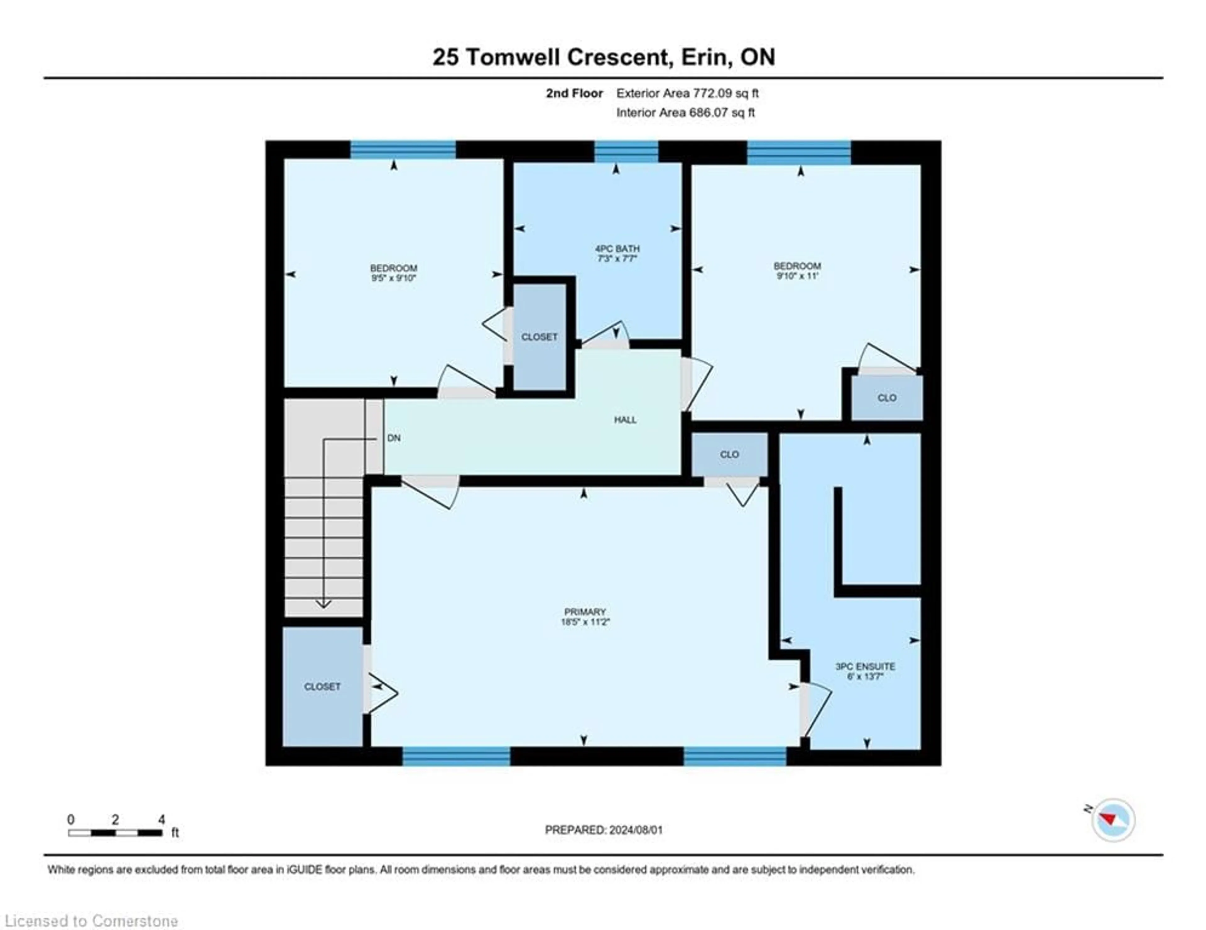 Floor plan for 25 Tomwell Cres, Erin Ontario N0B 1T0