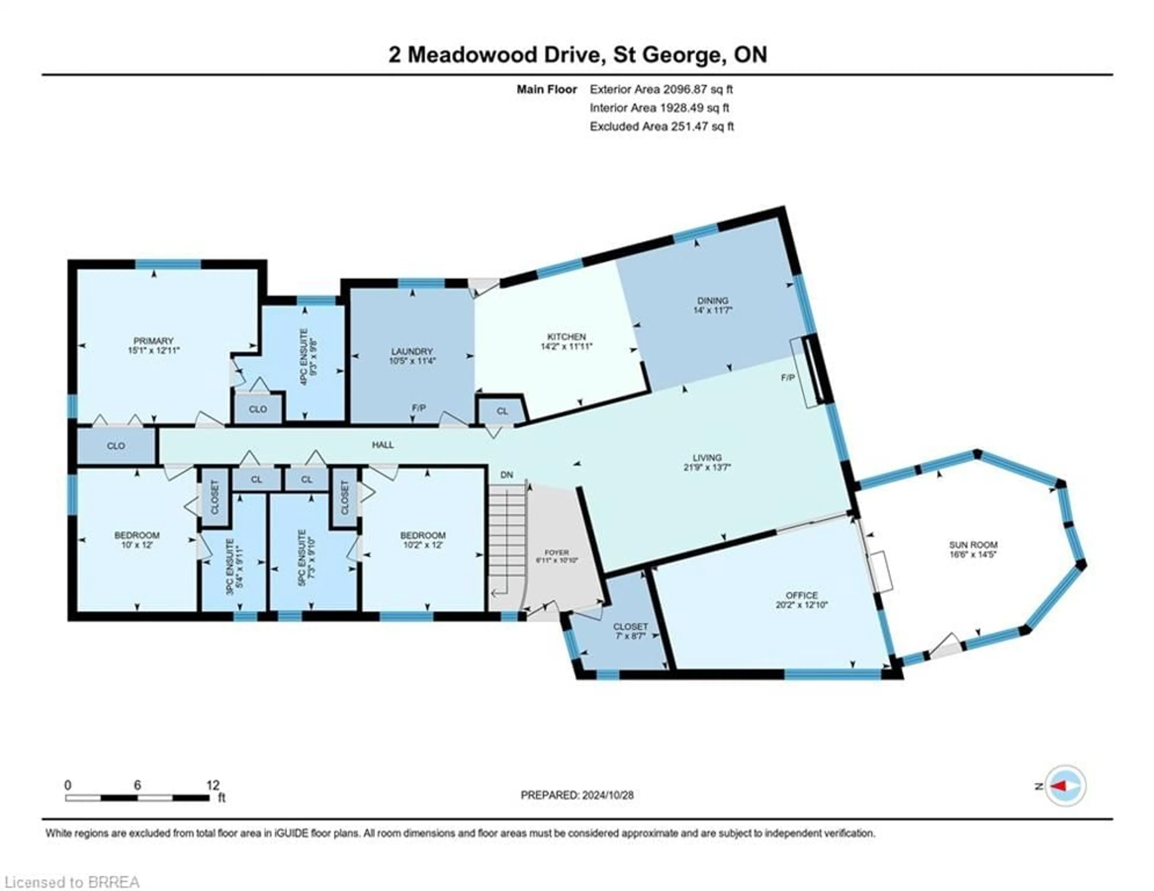 Floor plan for 2 Meadowood Dr, St. George Ontario N0E 1N0