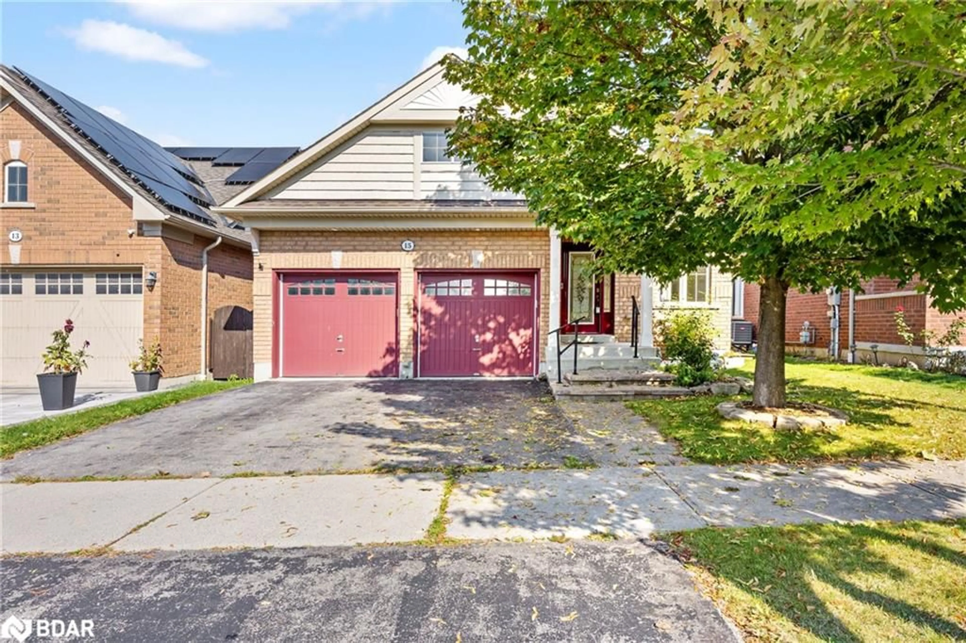 Frontside or backside of a home, the street view for 15 Galea Dr, Ajax Ontario L1Z 0J7