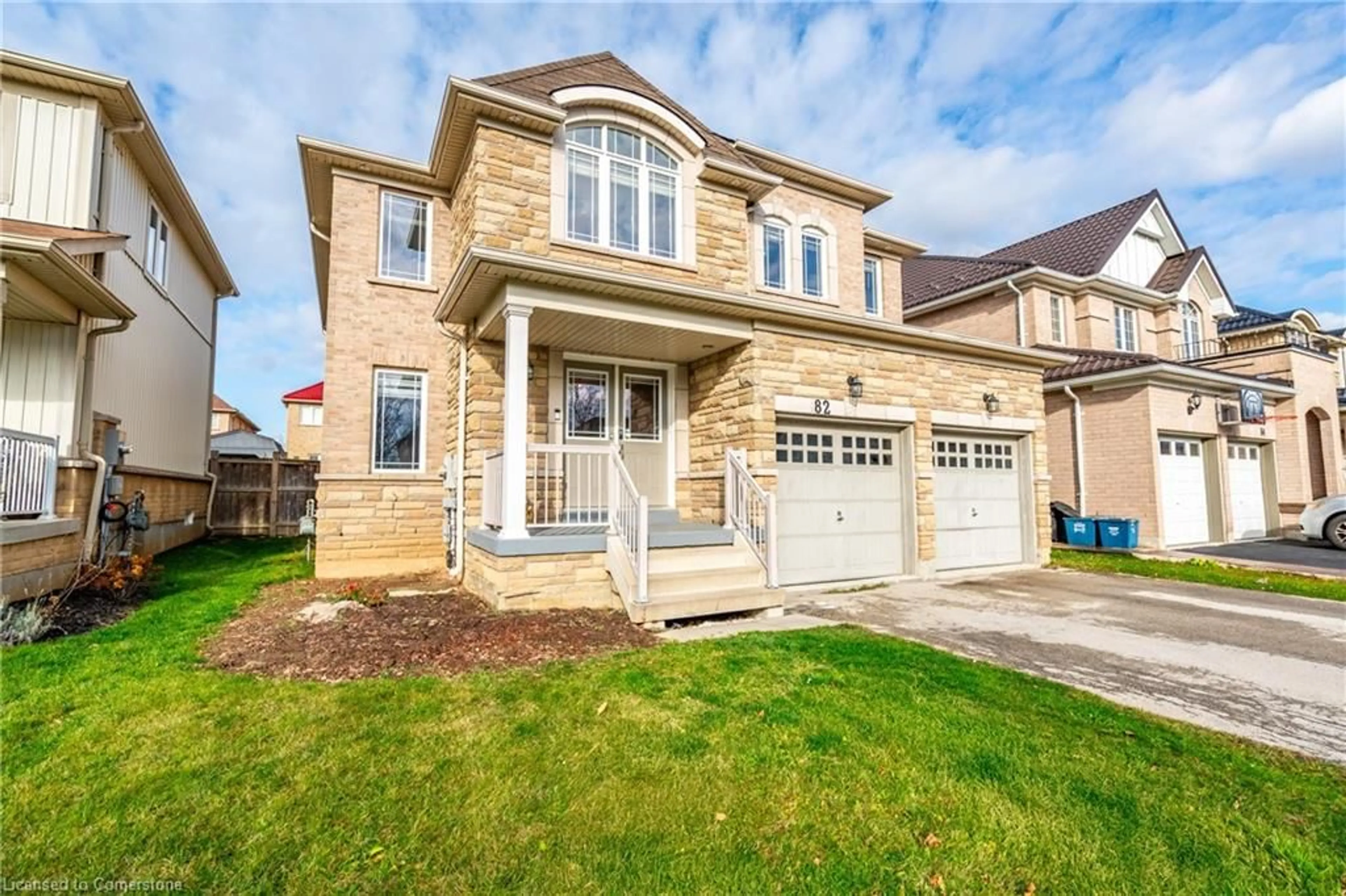 Frontside or backside of a home, the street view for 82 Barrett Ave, Brantford Ontario N3S 0B4