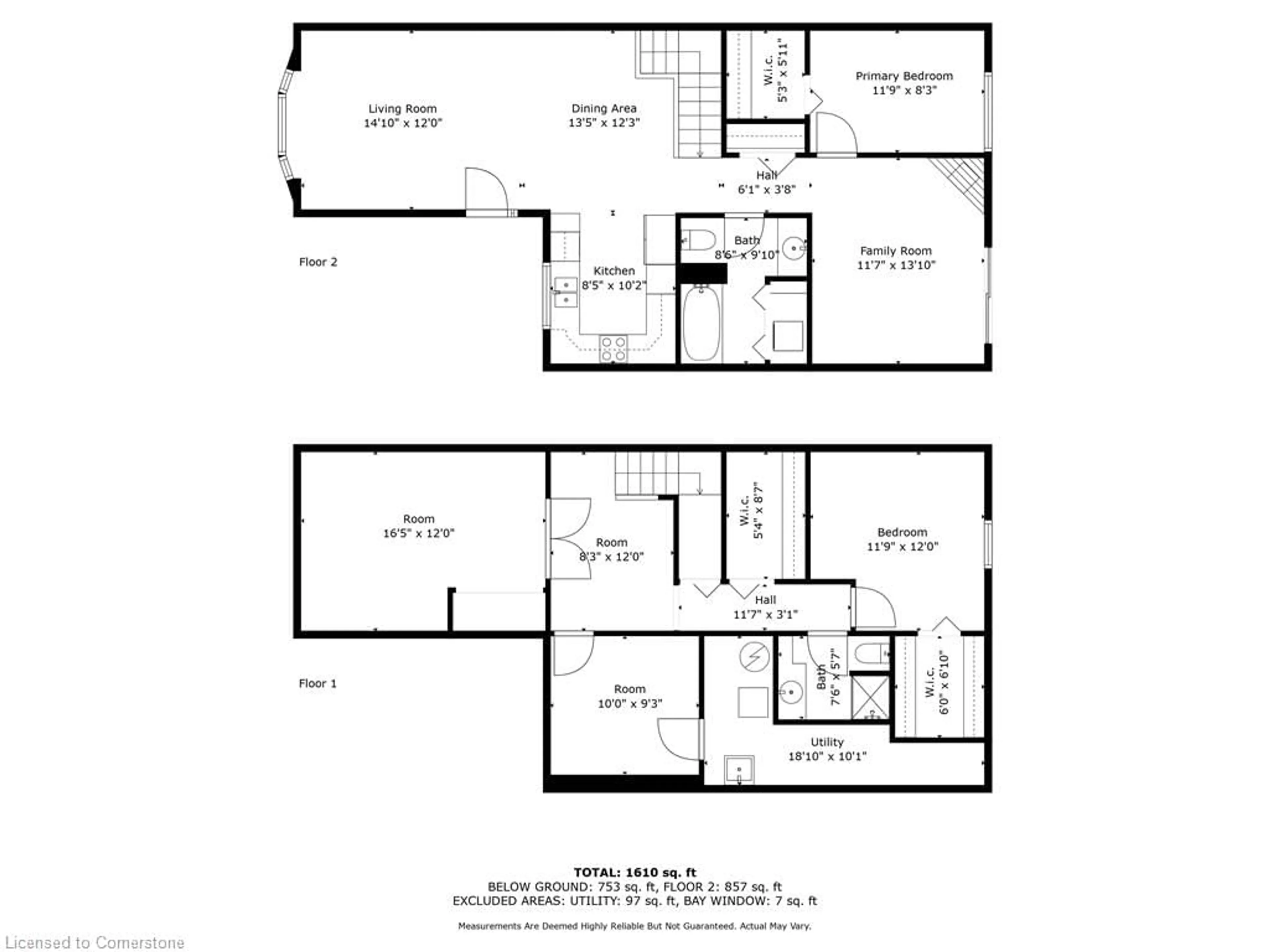 Floor plan for 1030 Colborne St #18, Brantford Ontario N3S 3T6