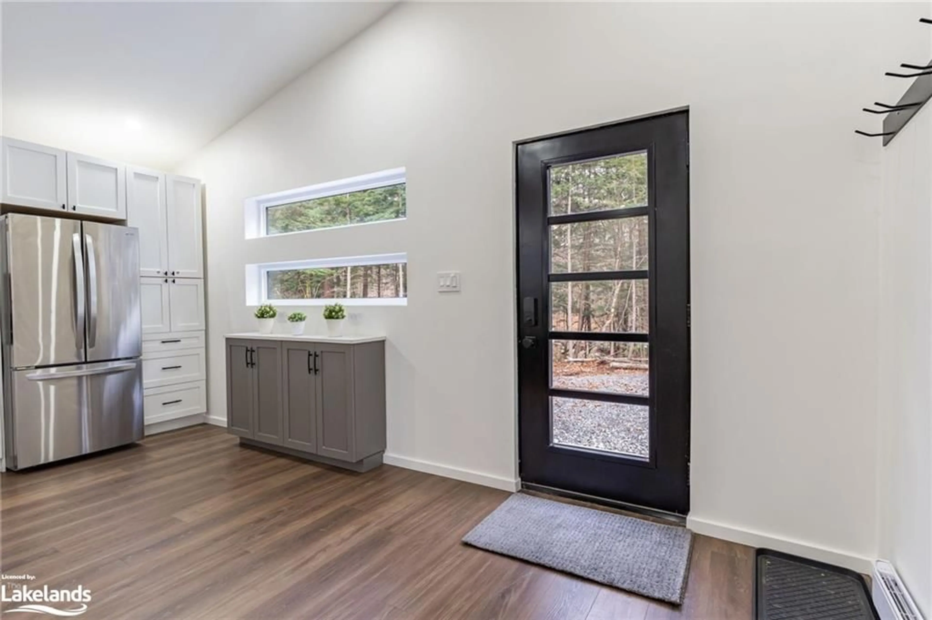 Indoor entryway, wood floors for 1323 Basshaunt Lake Rd, Eagle Lake Ontario K0M 1M0