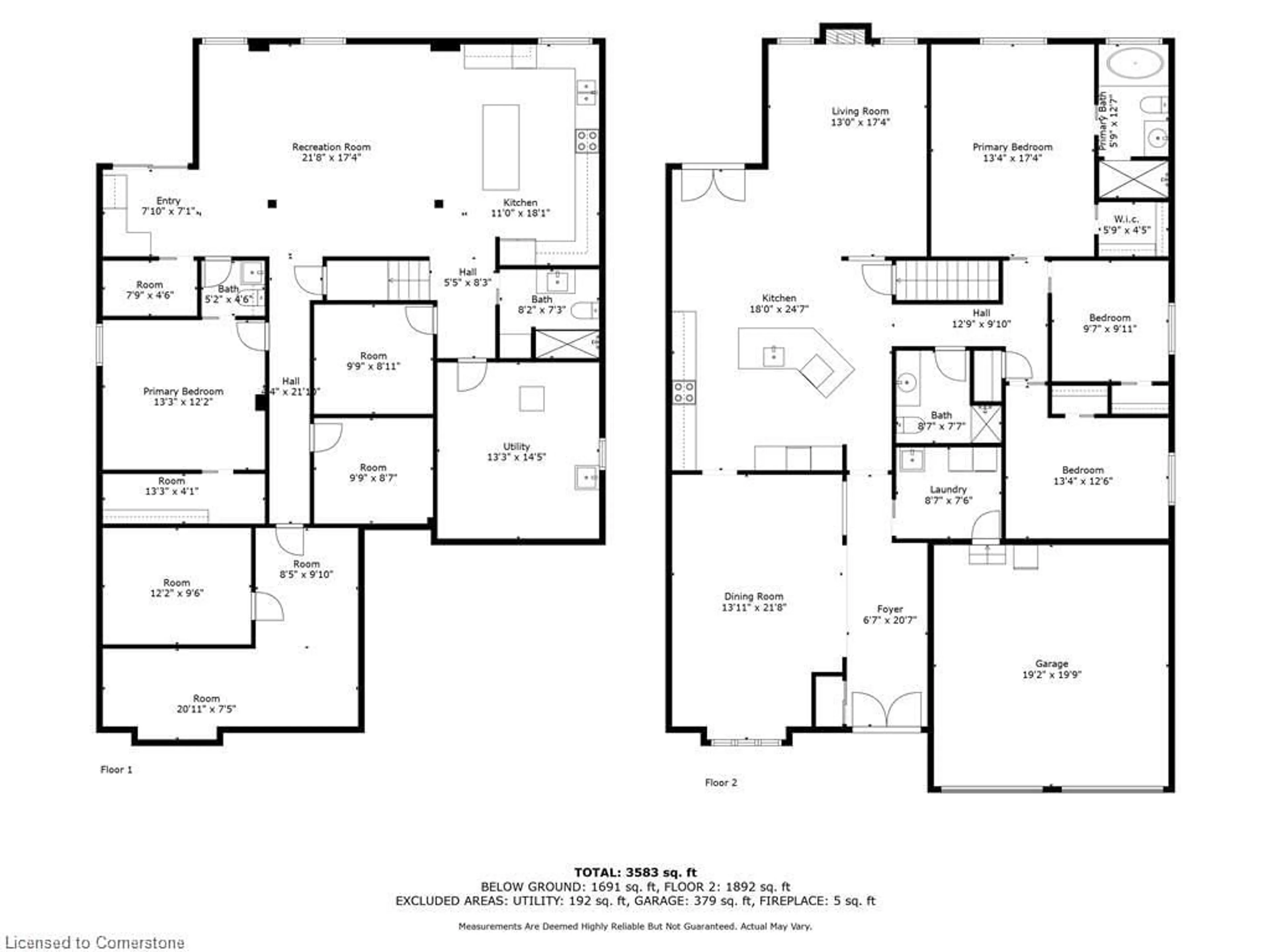 Floor plan for 31 Hoodless Crt, Brantford Ontario N3T 0A8