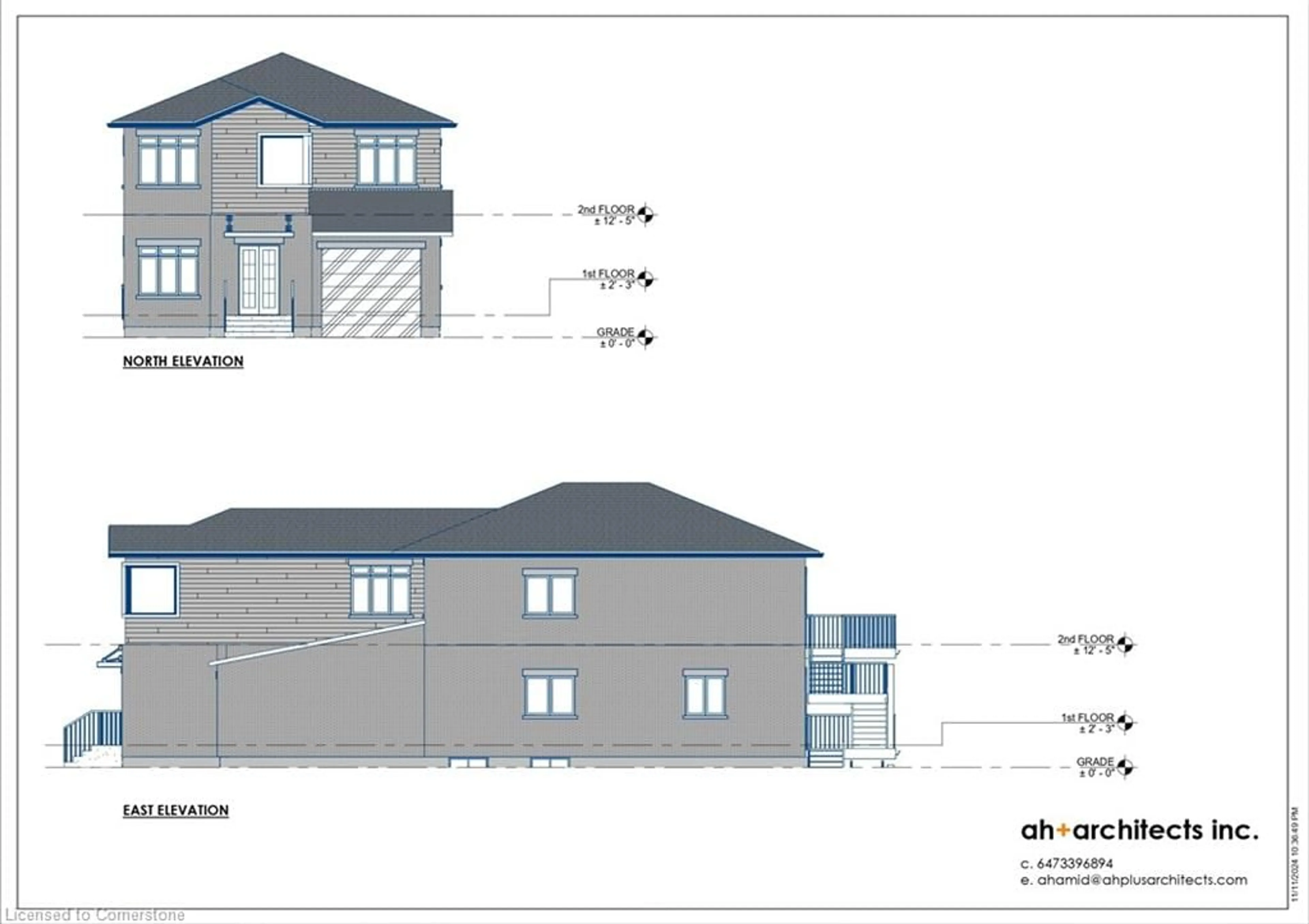 Frontside or backside of a home, the front or back of building for 35 Fifth Ave, Kitchener Ontario N2C 1P5