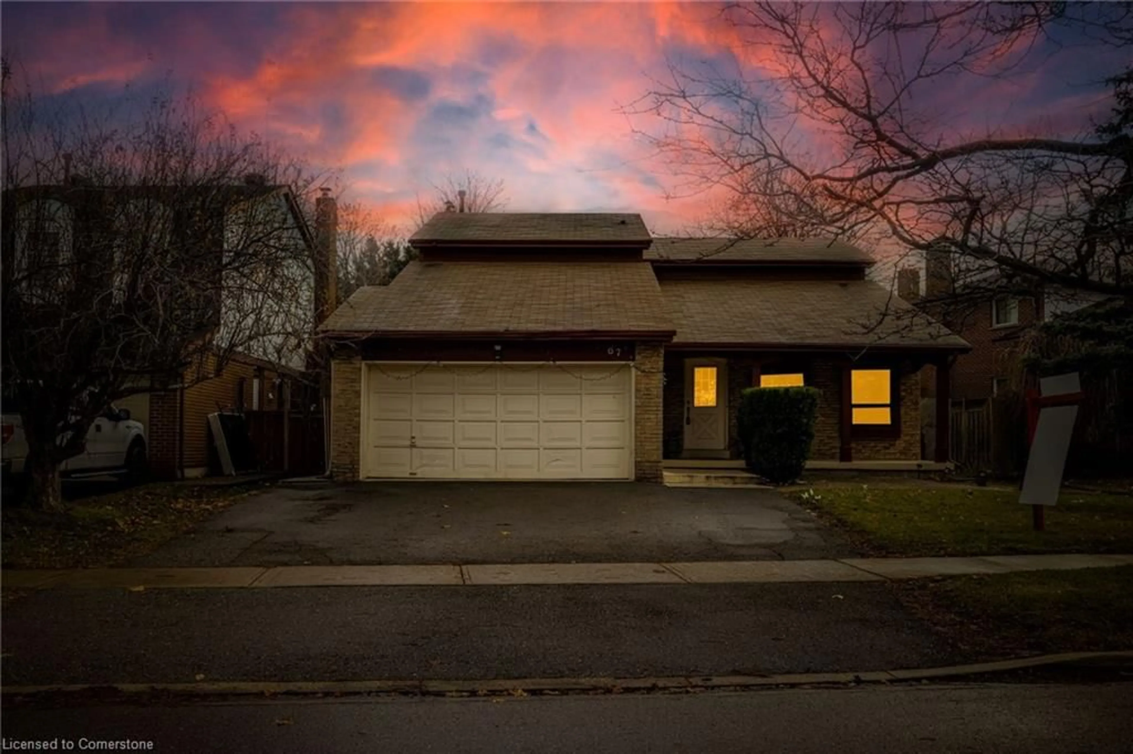 Frontside or backside of a home, the street view for 67 Massey St, Brampton Ontario L6S 3A3