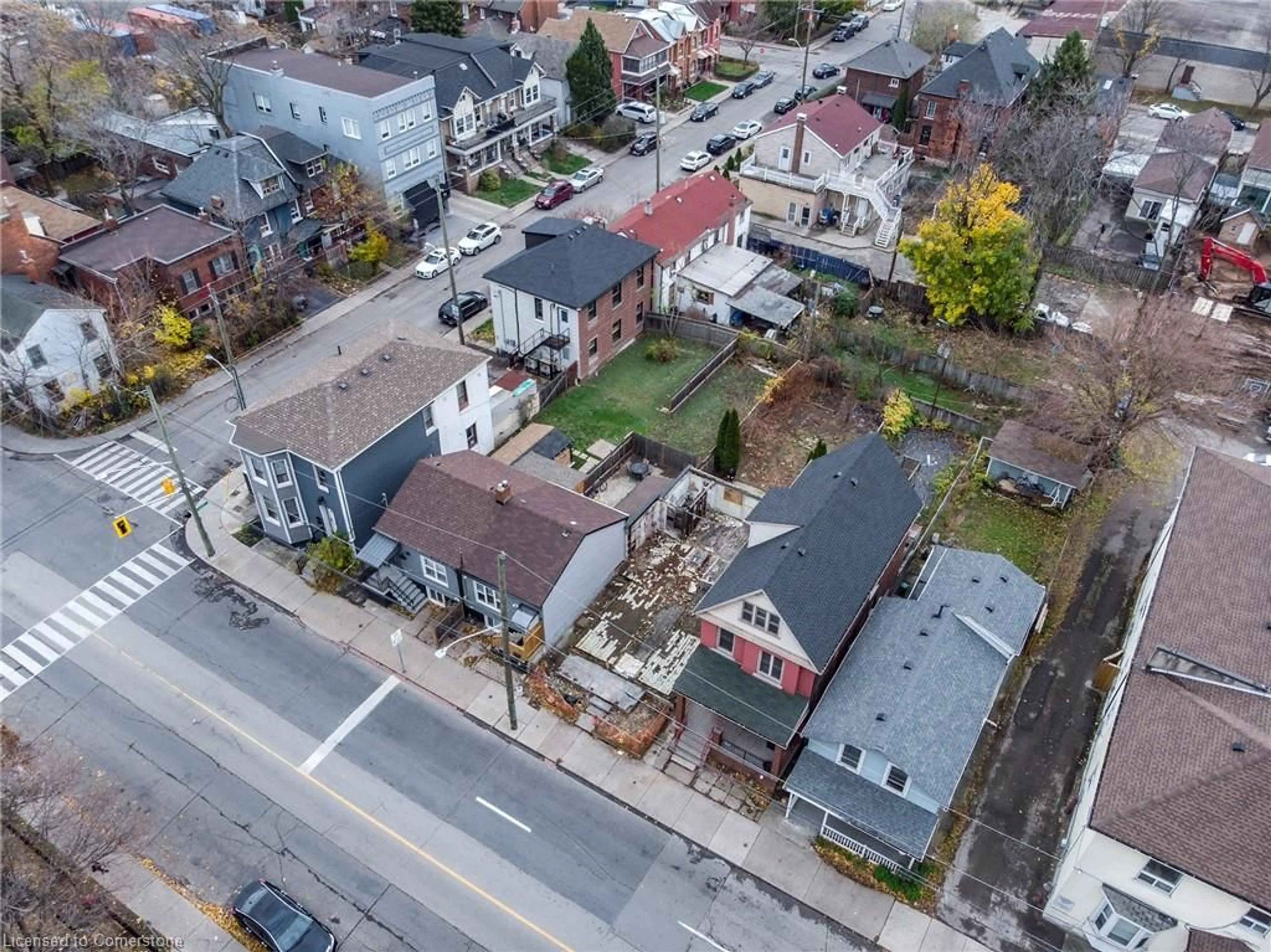 Frontside or backside of a home, the street view for 186 John St, Hamilton Ontario L8L 4P2