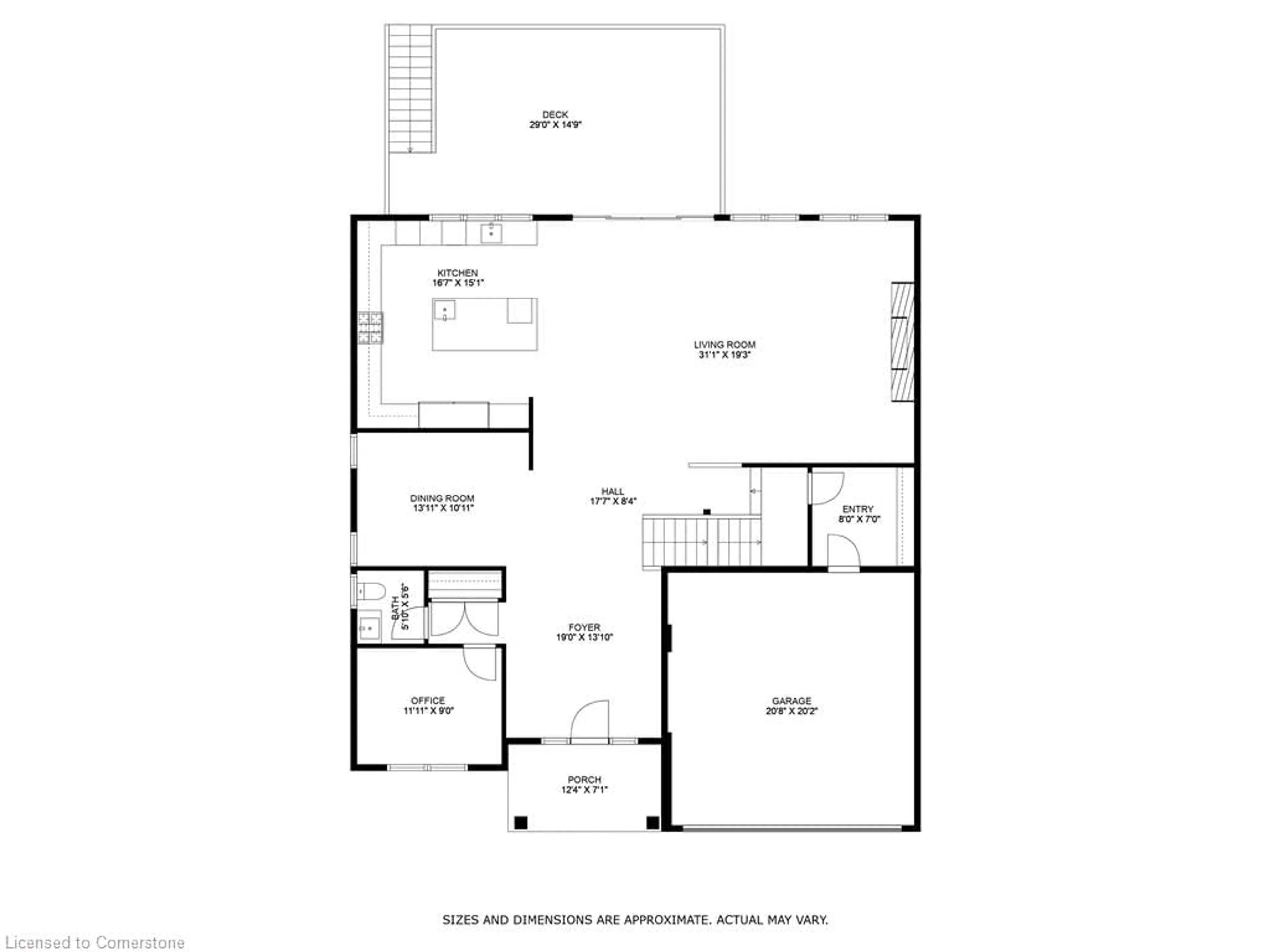 Floor plan for 941 Old Mohawk Rd, Ancaster Ontario L9G 3K9