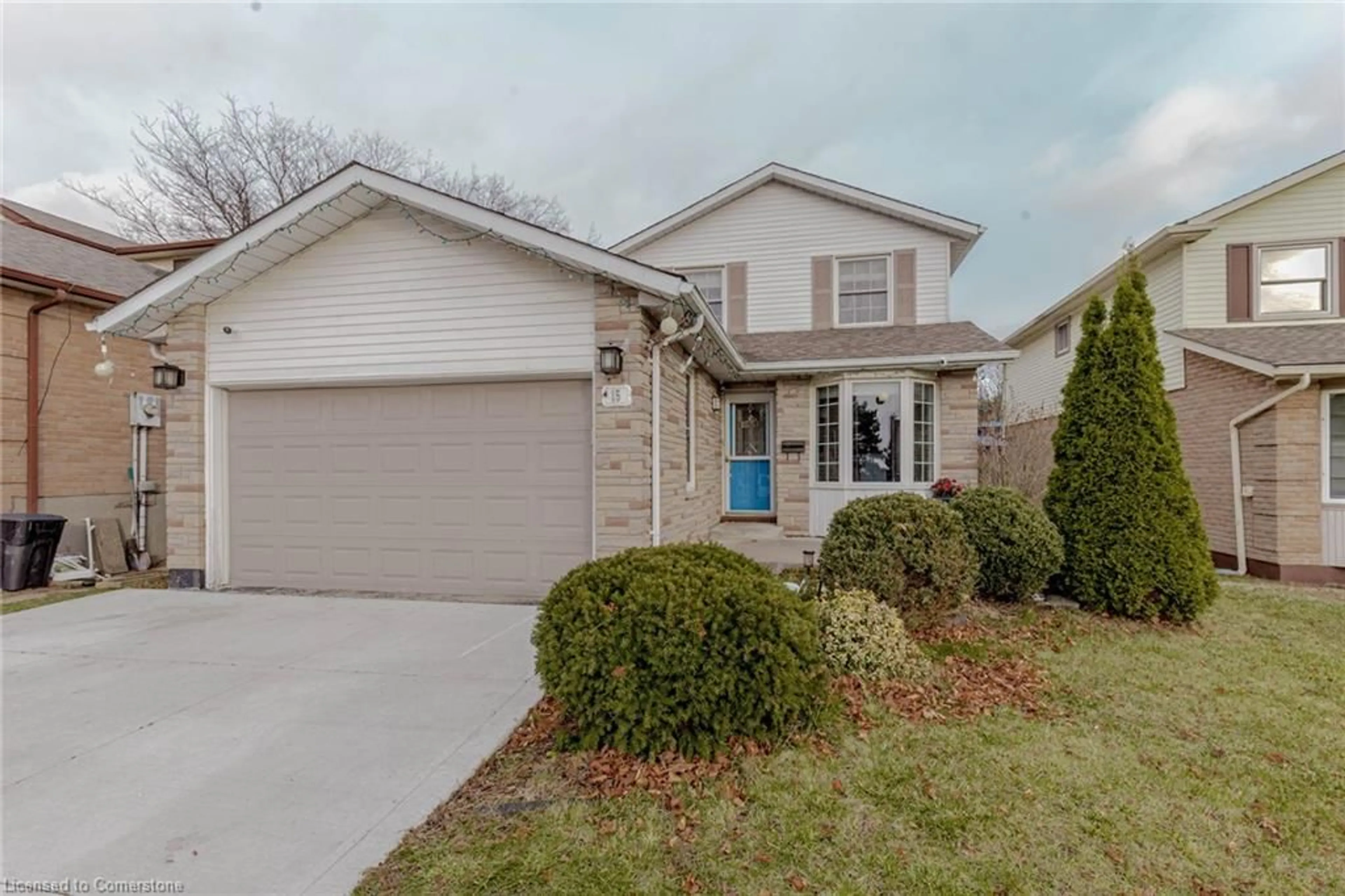 Frontside or backside of a home, the street view for 15 Cindy Ave, Cambridge Ontario N3C 3K9