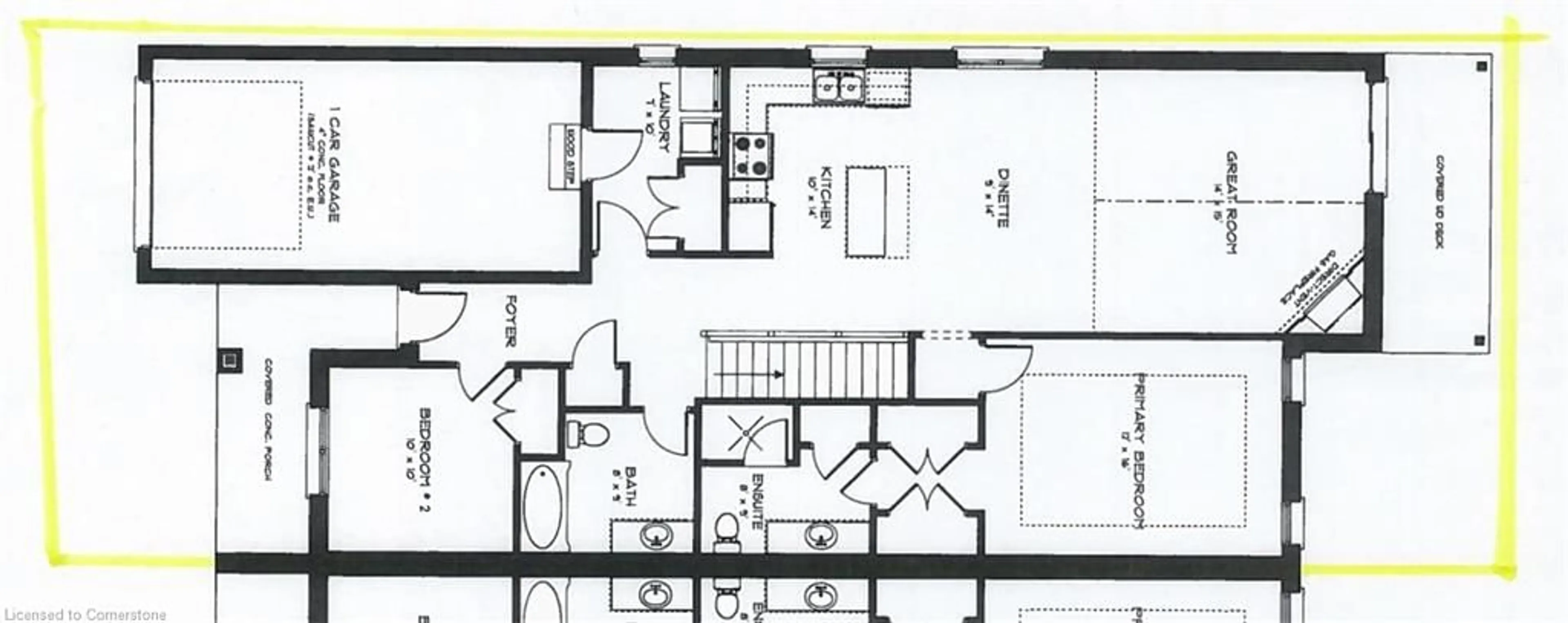 Floor plan for 389 Argyle Ave, Delhi Ontario N4B 0B2