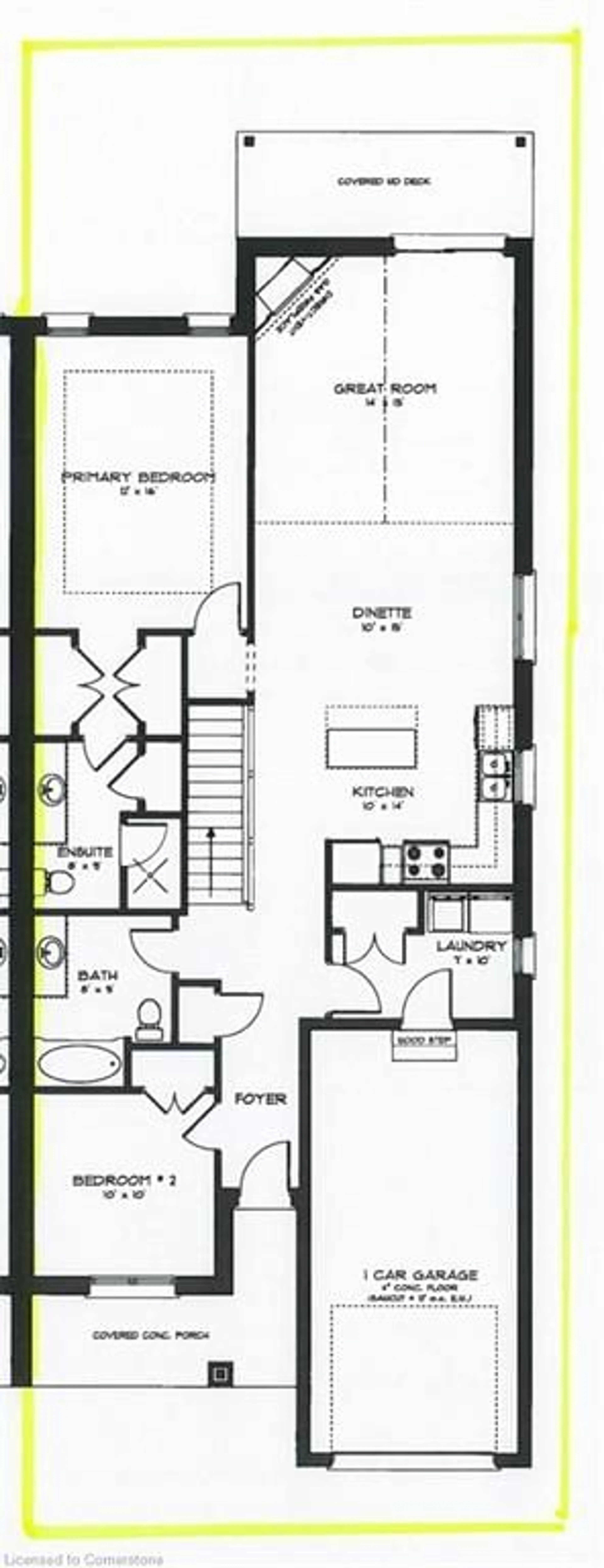 Floor plan for 391 Argyle Ave, Delhi Ontario N4B 0B2