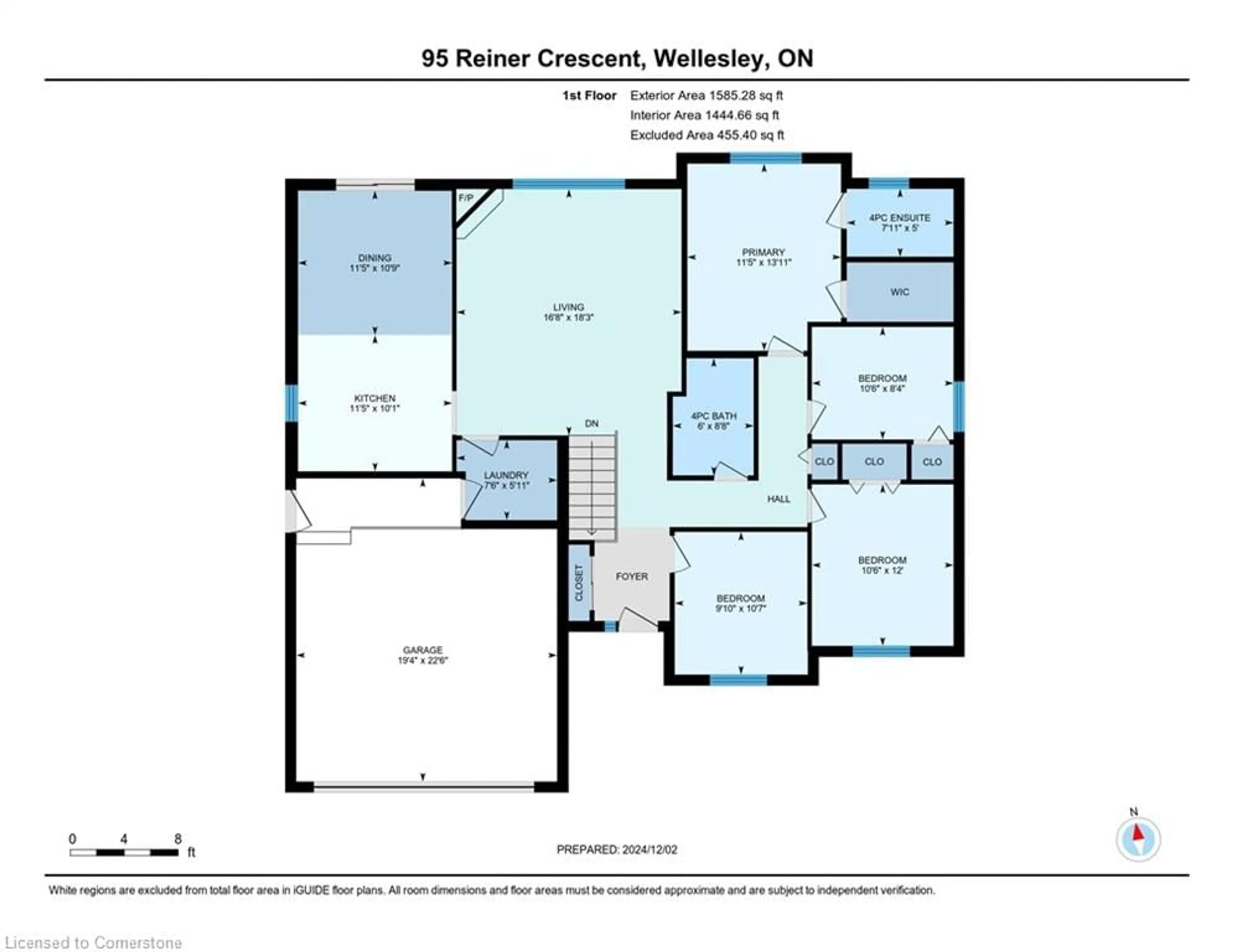 Floor plan for 95 Reiner Cres, Wellesley Ontario N0B 2T0