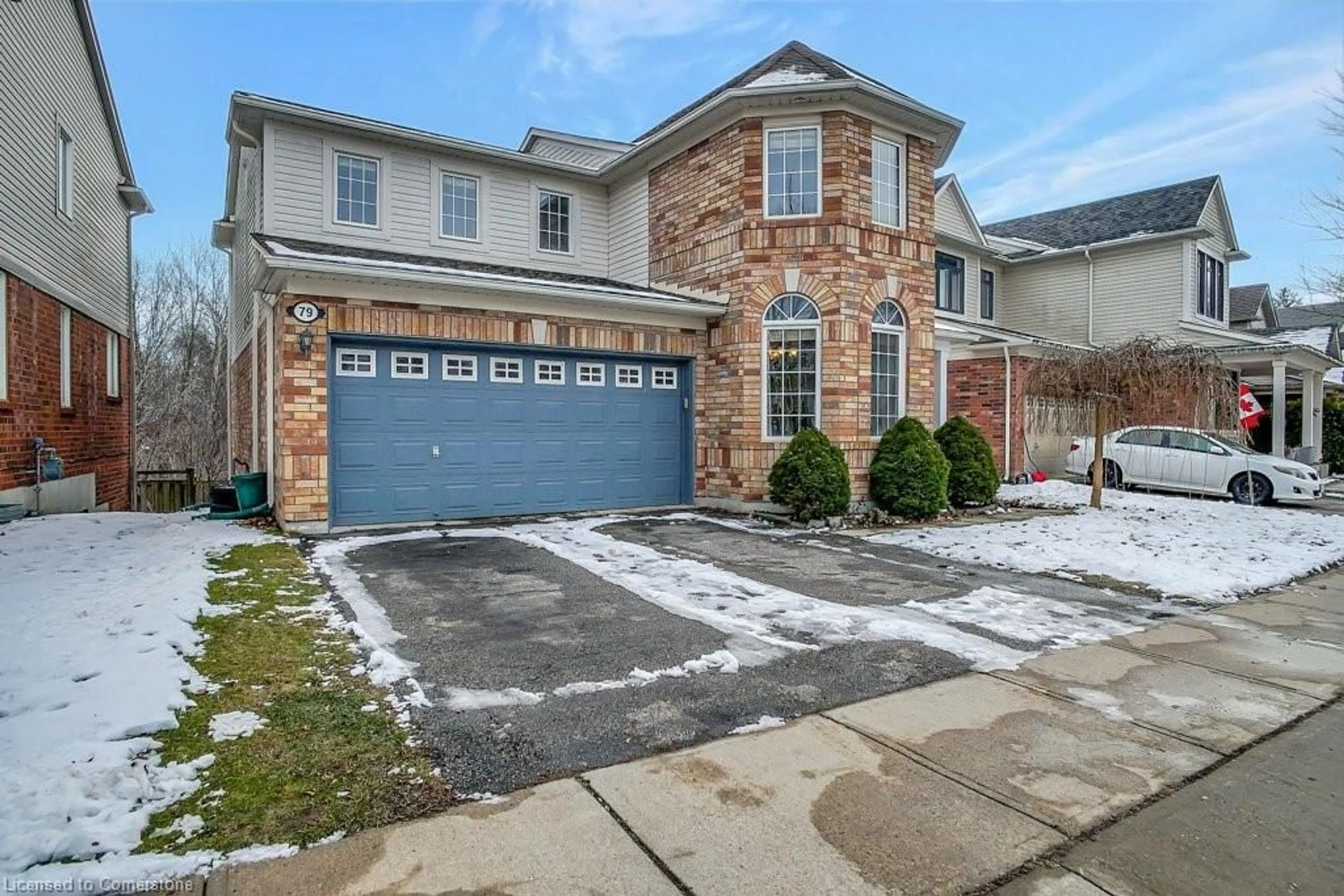 Home with brick exterior material, street for 79 Glazebrook Cres, Cambridge Ontario N2T 2H8