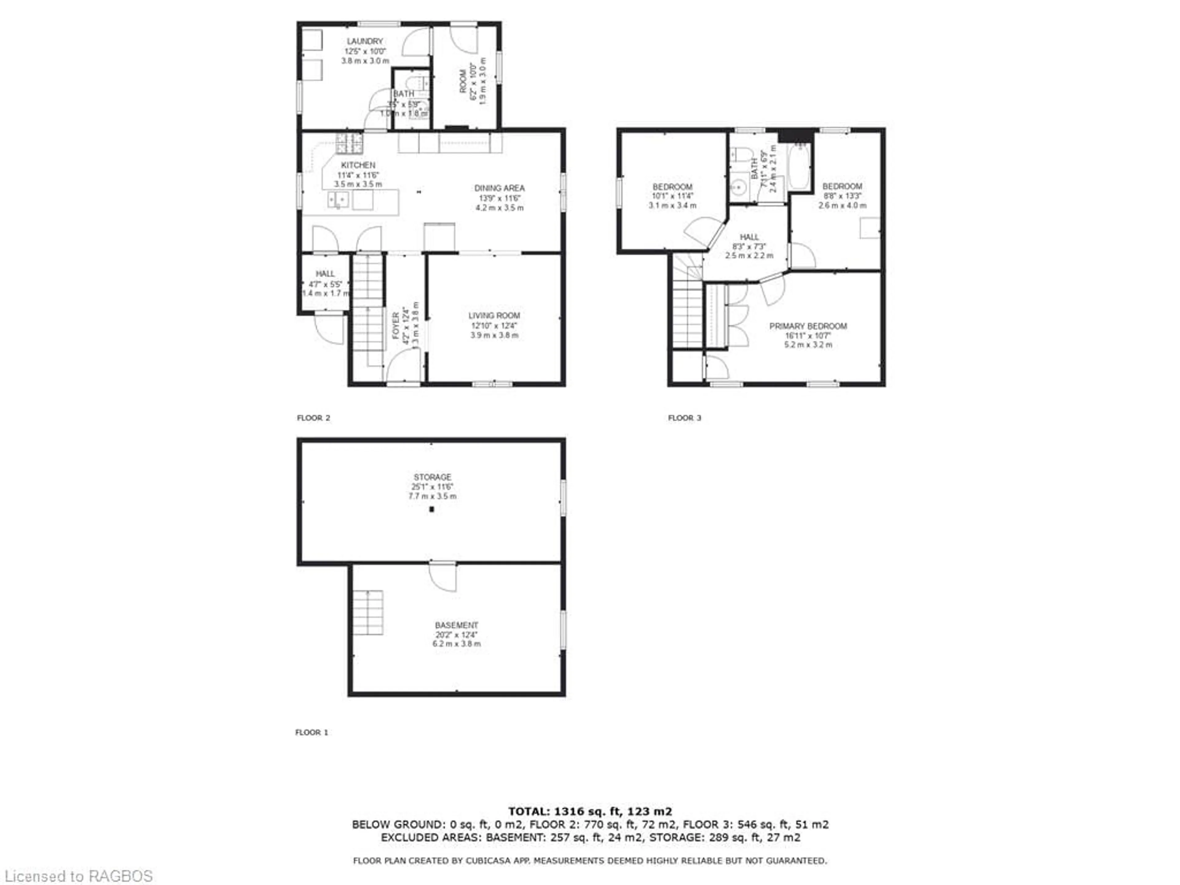 Floor plan for 213 3rd Ave, Chesley Ontario N0G 1L0