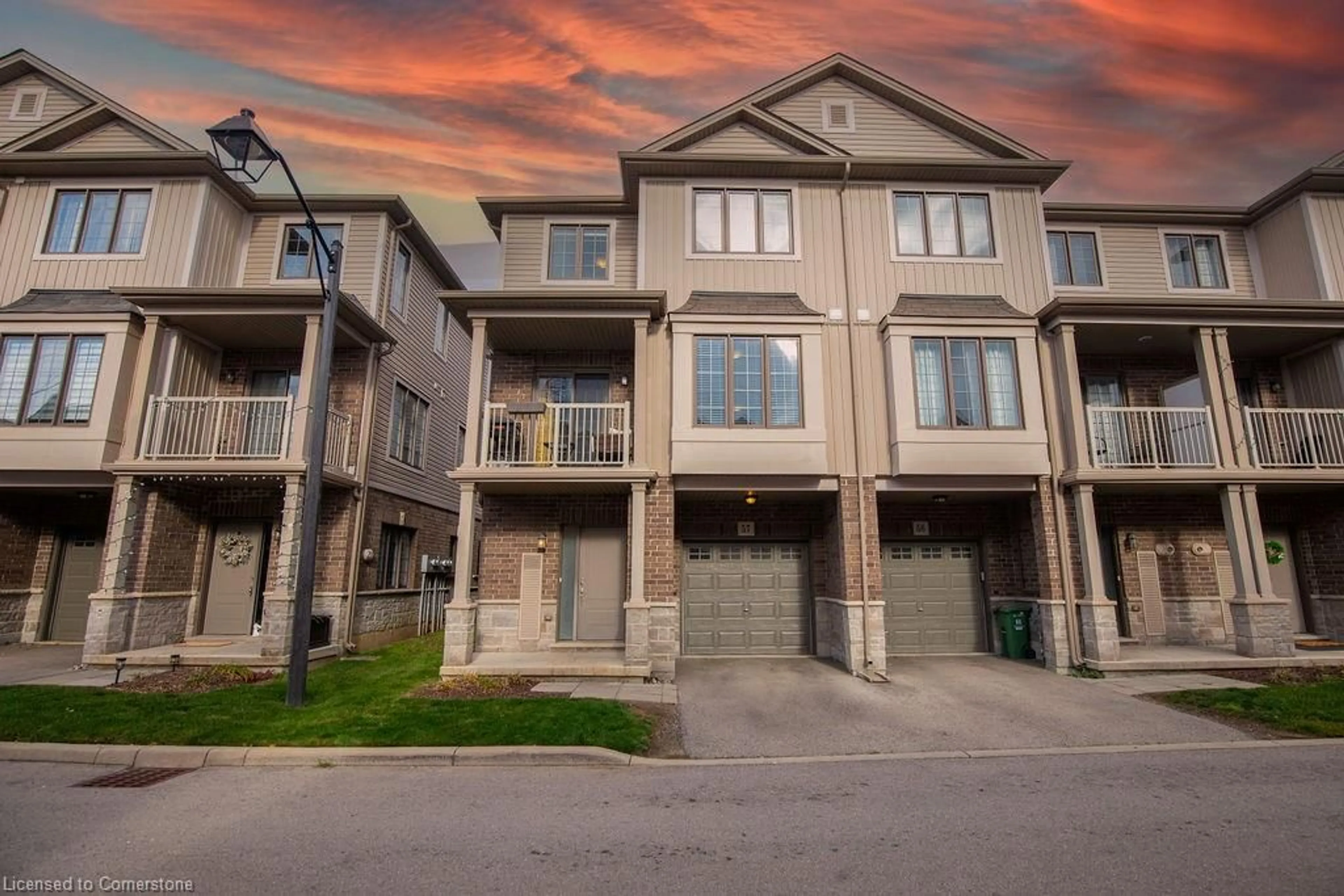 A pic from exterior of the house or condo, the street view for 377 Glancaster Rd #57, Ancaster Ontario L9G 0G4