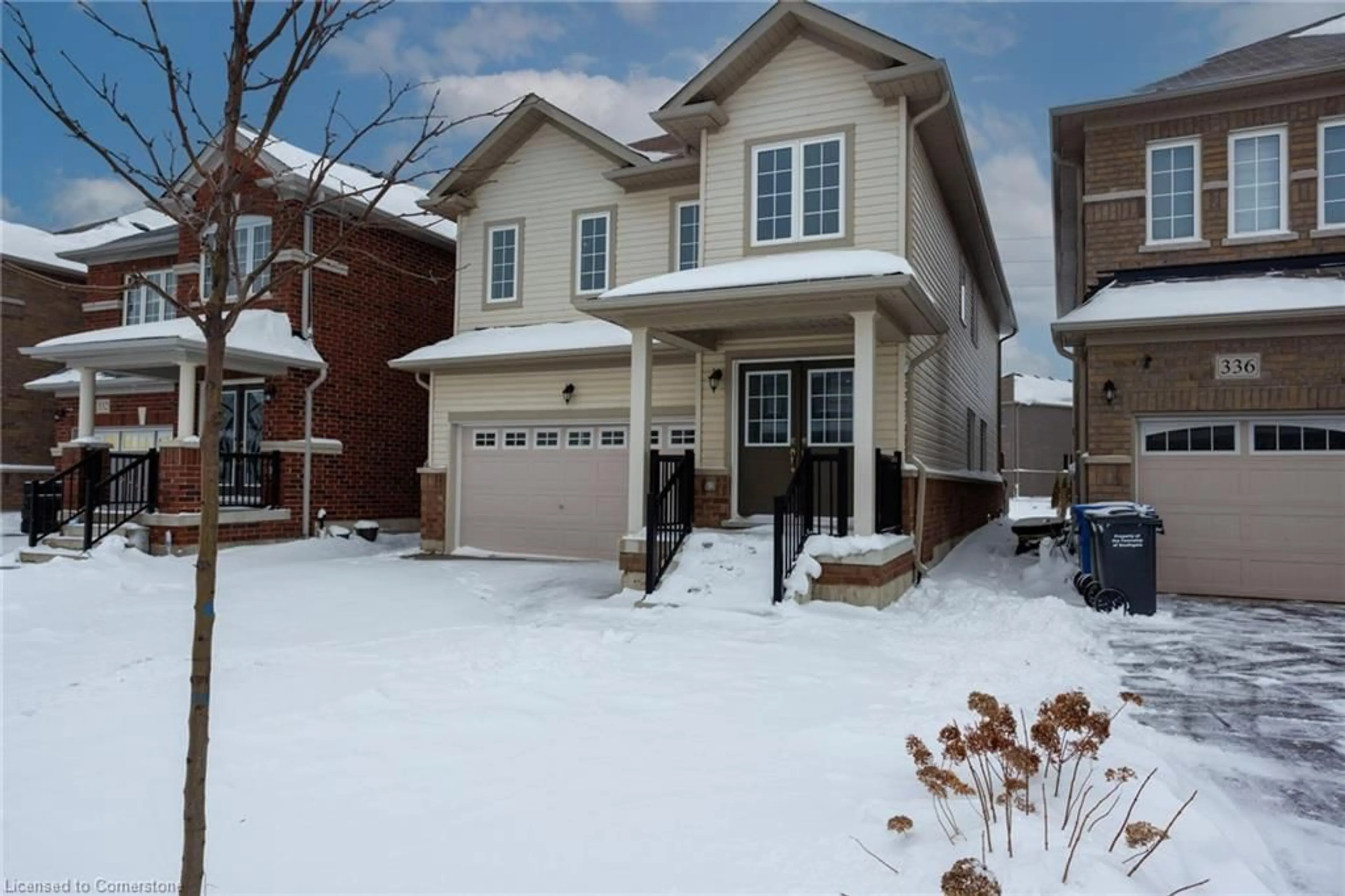 A pic from exterior of the house or condo, the street view for 334 Van Dusen Ave, Dundalk Ontario N0C 1B0