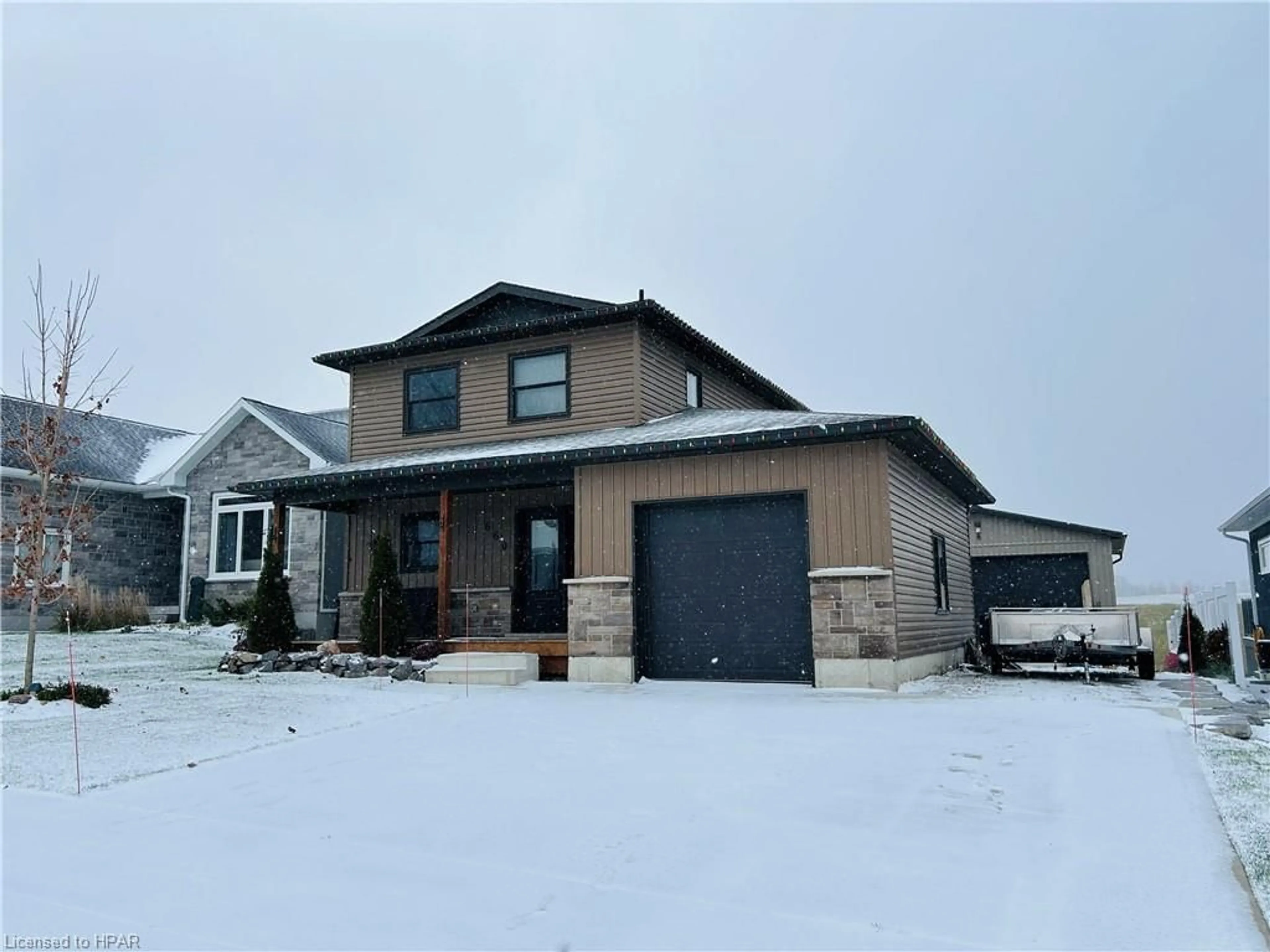 Frontside or backside of a home, the street view for 660 Gloria St, Blyth Ontario N0M 1H0