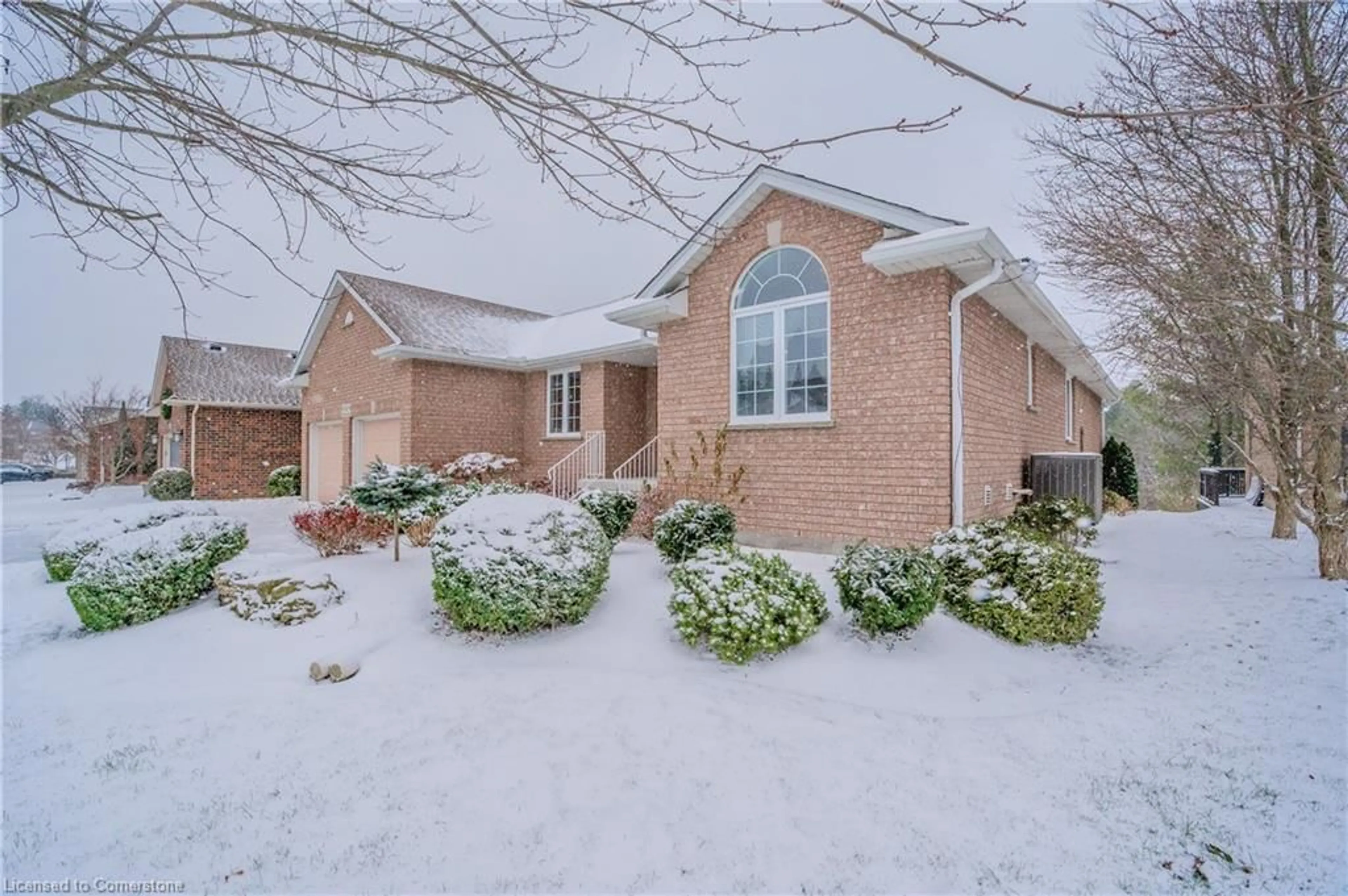 A pic from exterior of the house or condo, the street view for 64 Cottonwood Cres, Cambridge Ontario N1T 2J1