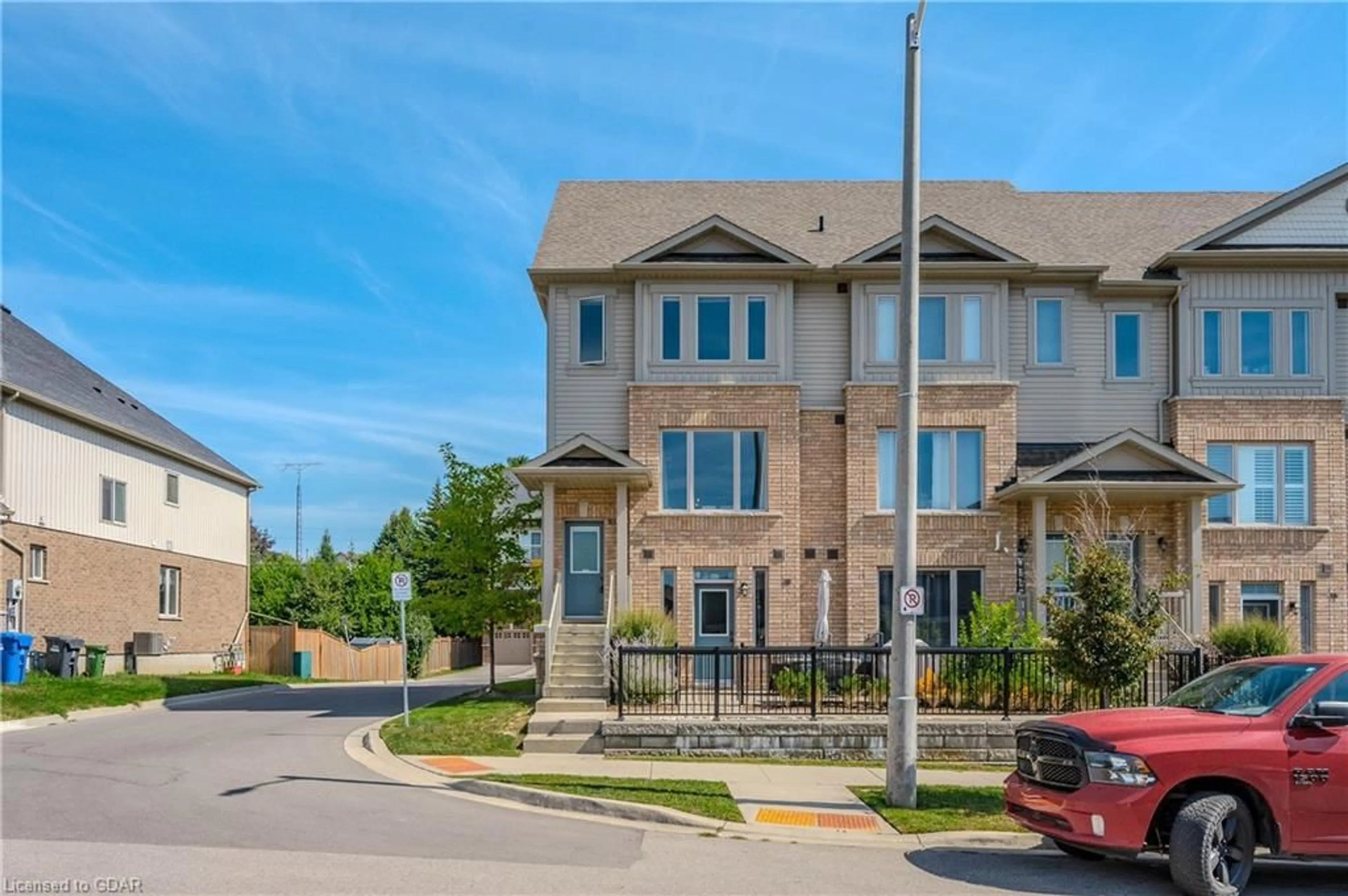 A pic from exterior of the house or condo, the street view for 168 Law Dr, Guelph Ontario N1E 0E7