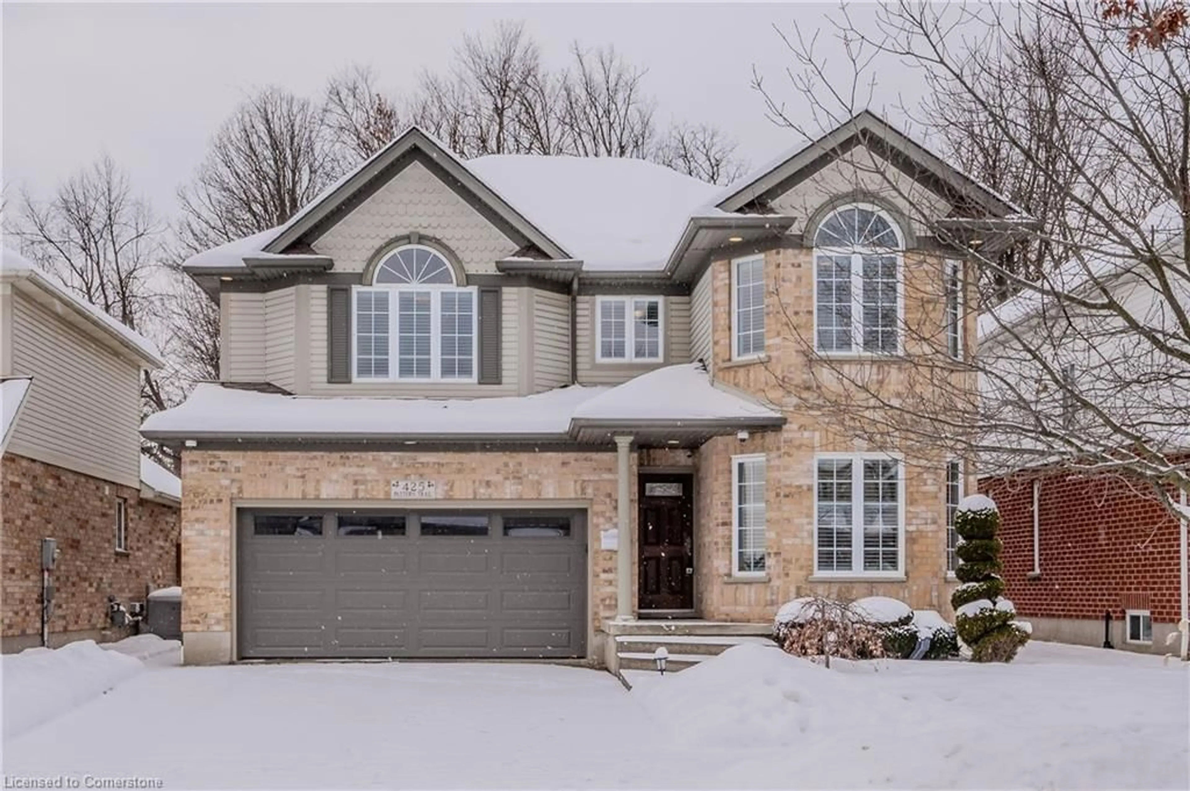 Home with brick exterior material, street for 425 Pastern Trail, Waterloo Ontario N2K 4K6