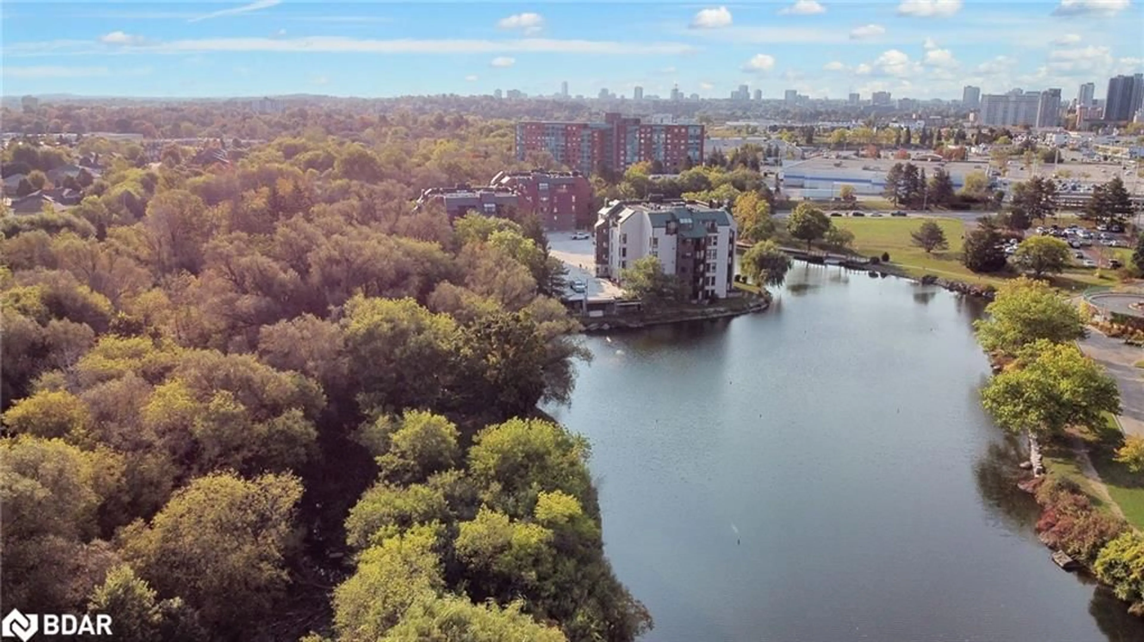 A pic from exterior of the house or condo, the view of lake or river for 54 Blue Springs Dr #14, Waterloo Ontario N2J 4M4