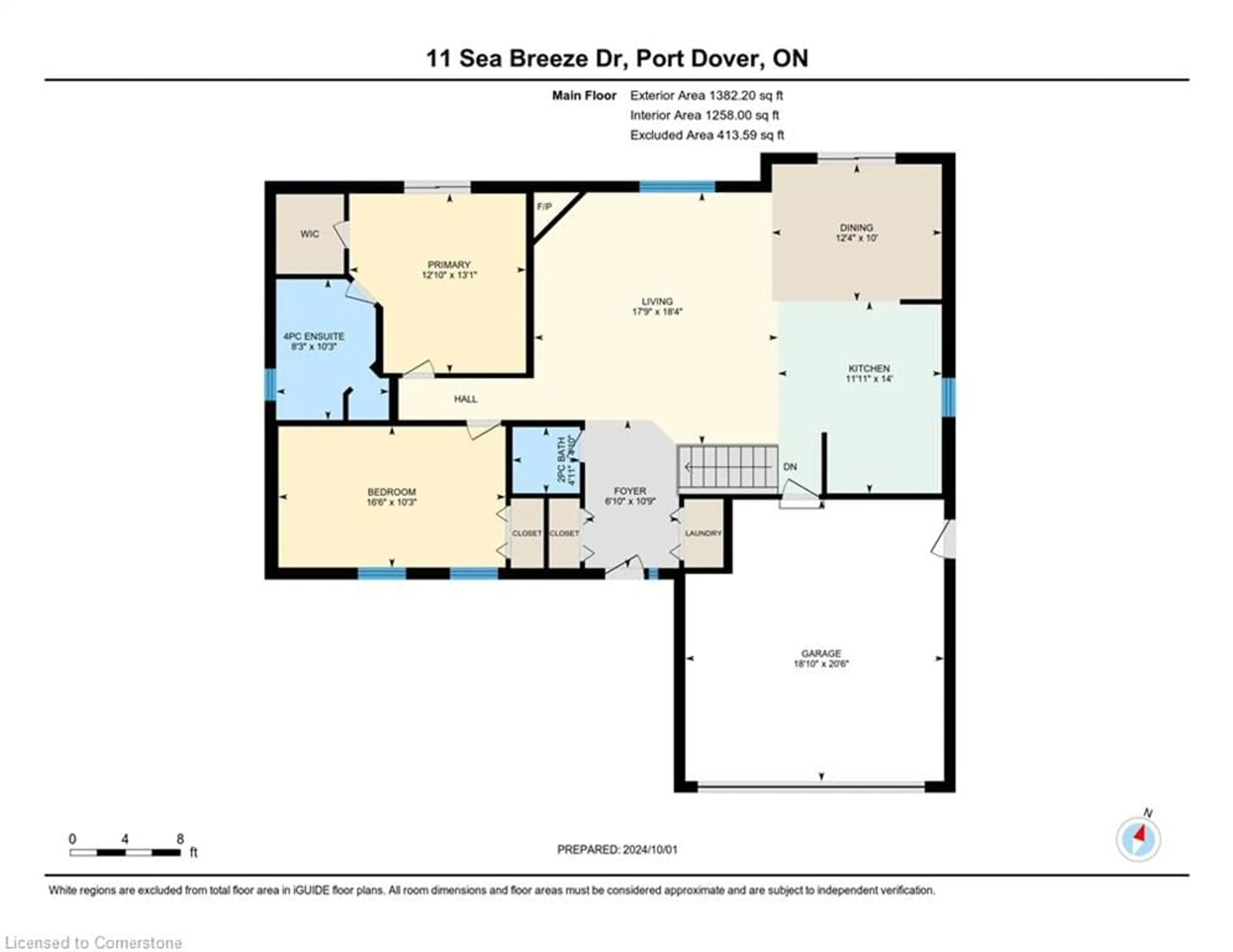 Floor plan for 11 Sea Breeze Dr, Port Dover Ontario N0A 1N7