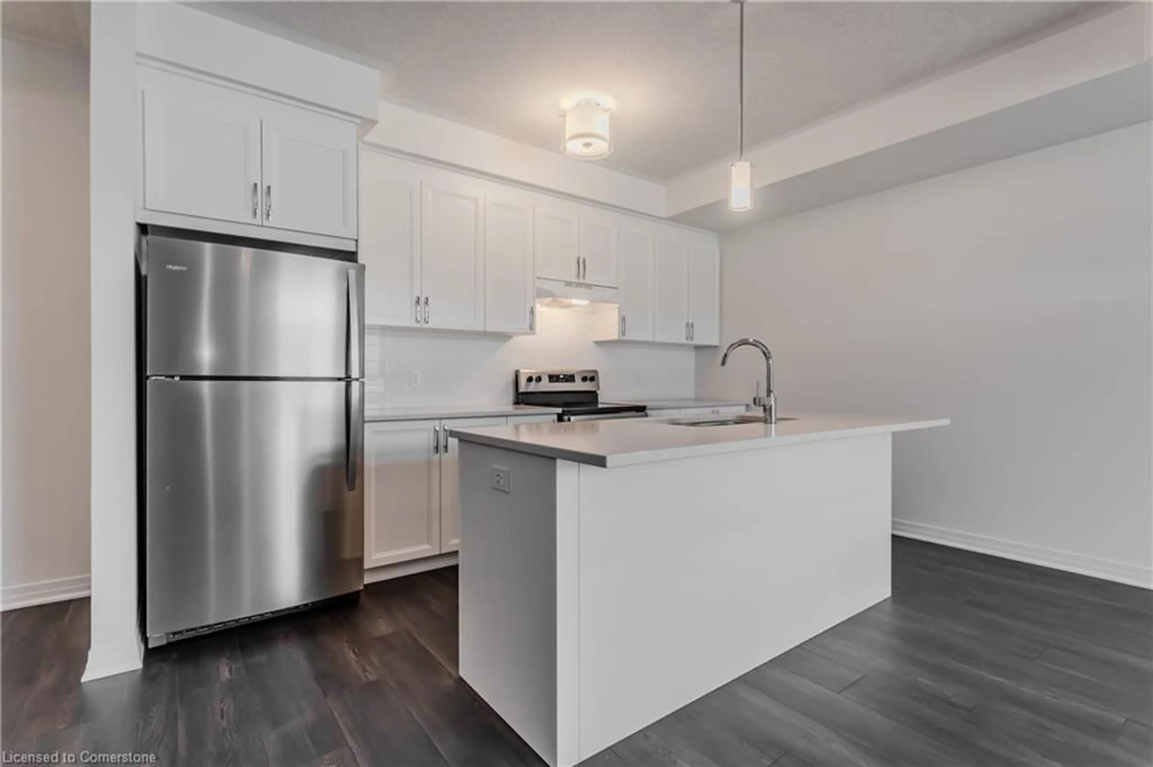 Open concept kitchen for 142 Foamflower Pl #A06, Waterloo Ontario N2V 0G6