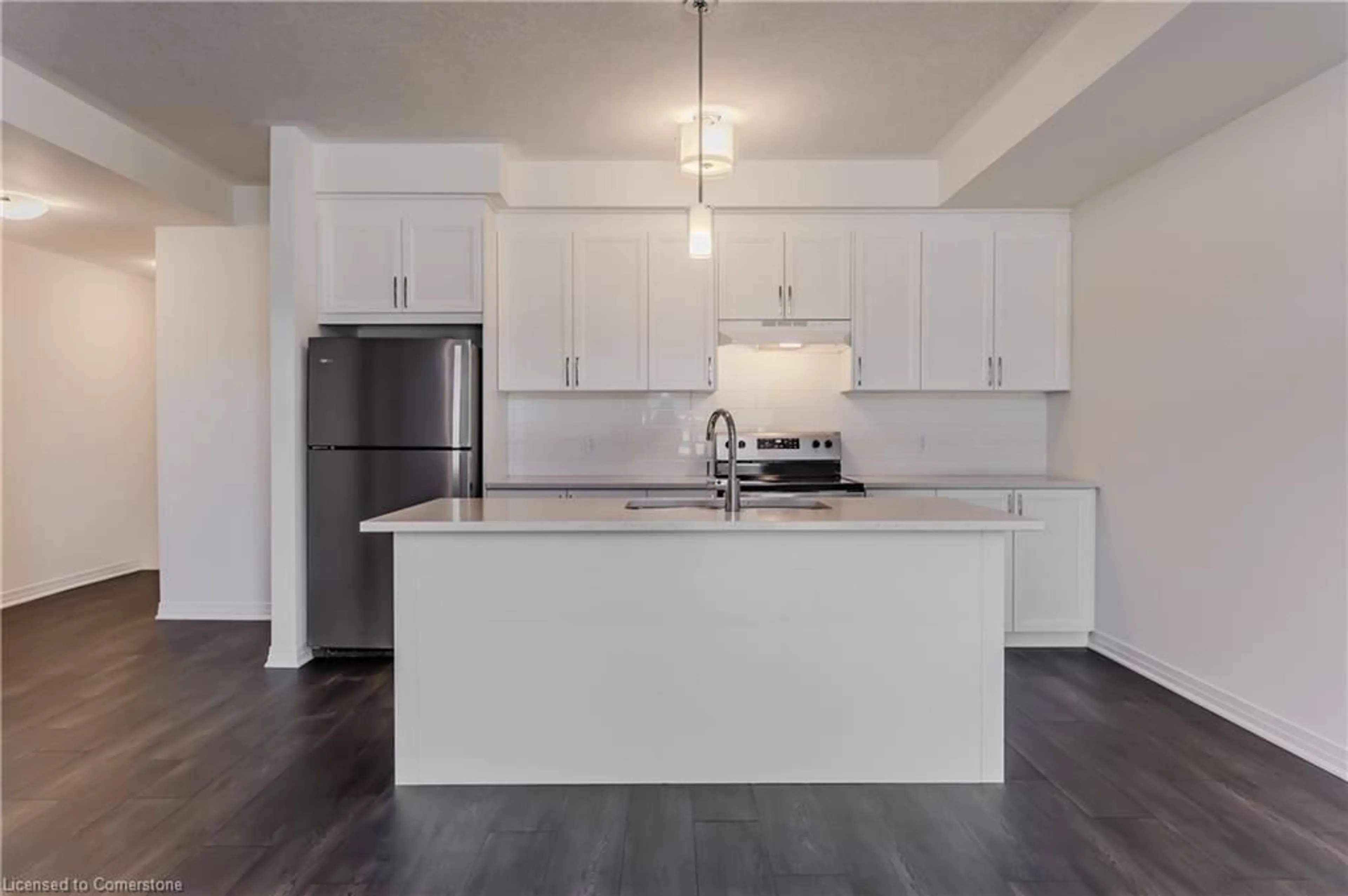 Open concept kitchen for 142 Foamflower Pl #A06, Waterloo Ontario N2V 0G6