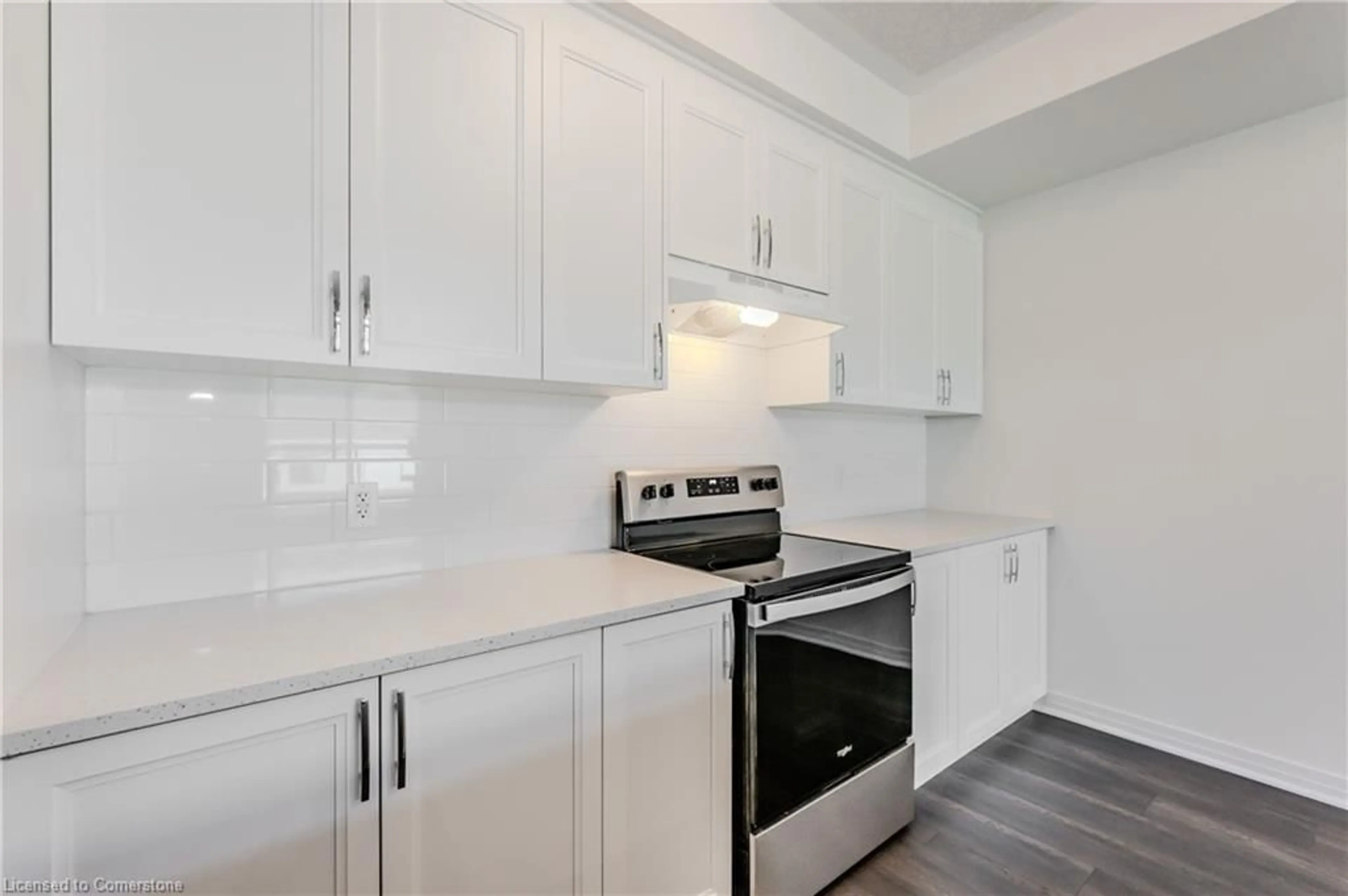 Standard kitchen, wood floors for 142 Foamflower Pl #A06, Waterloo Ontario N2V 0G6