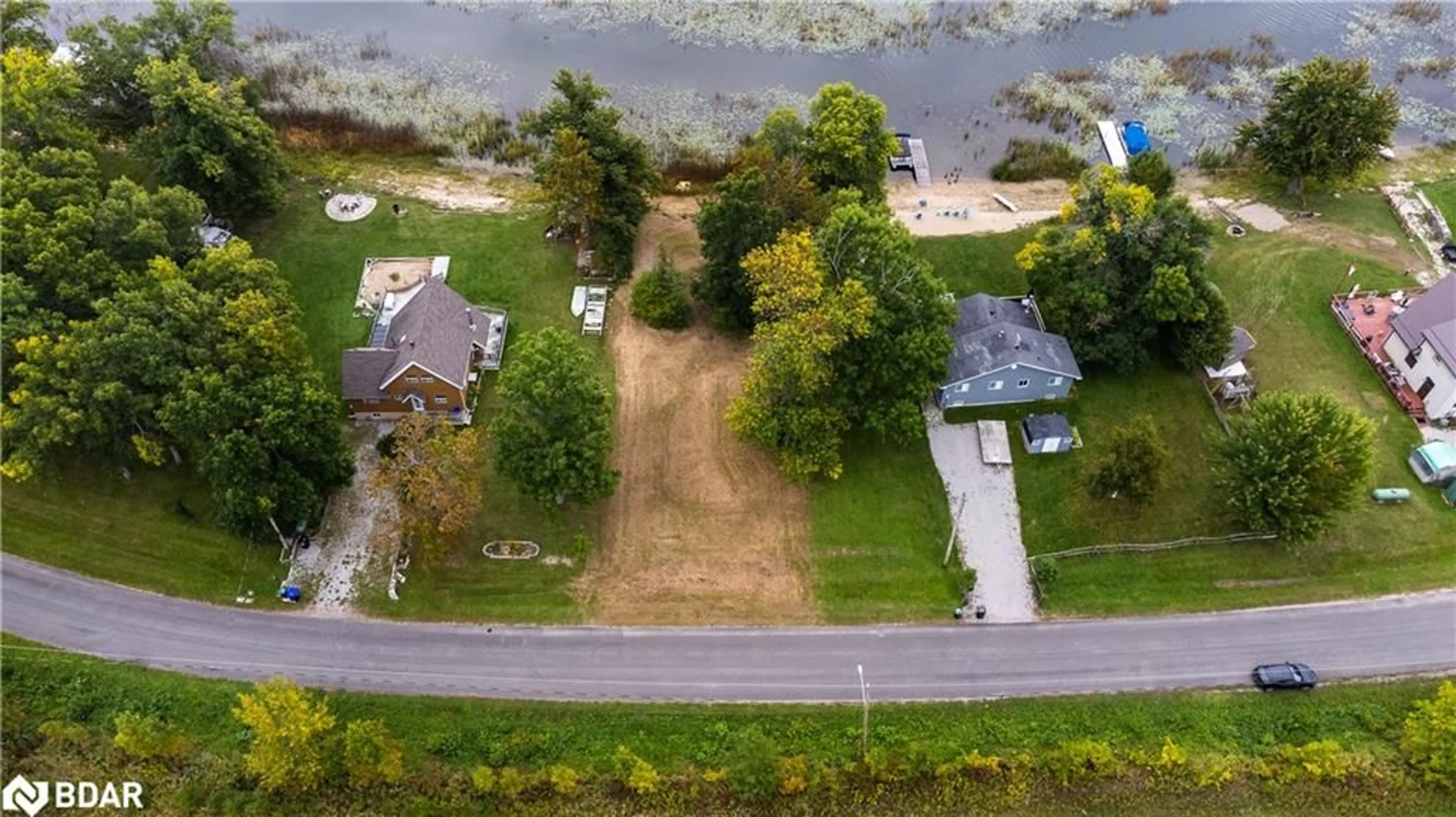 Frontside or backside of a home, the street view for 4049 Dalrymple Dr, Brechin Ontario L0K 1B0