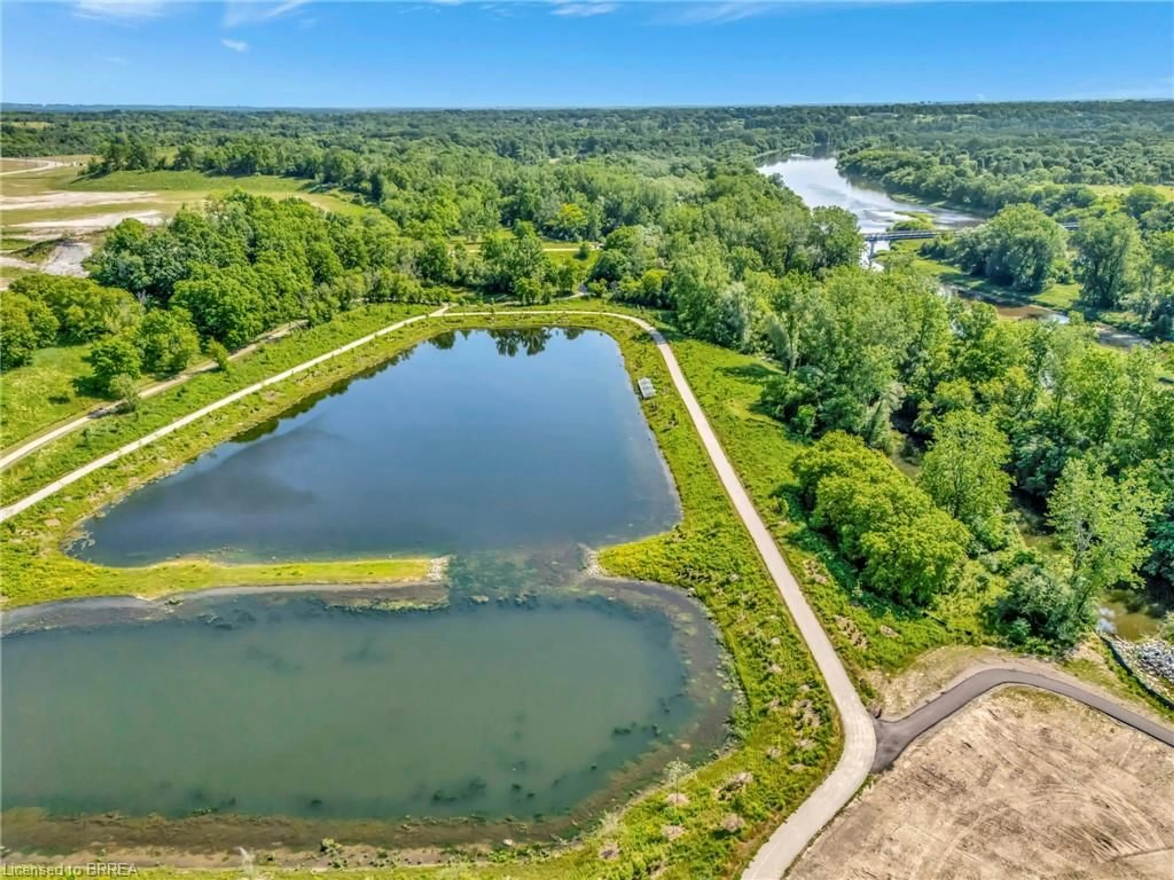 A pic from exterior of the house or condo, the view of lake or river for 61 Stauffer Rd, Brantford Ontario N3V 0B4