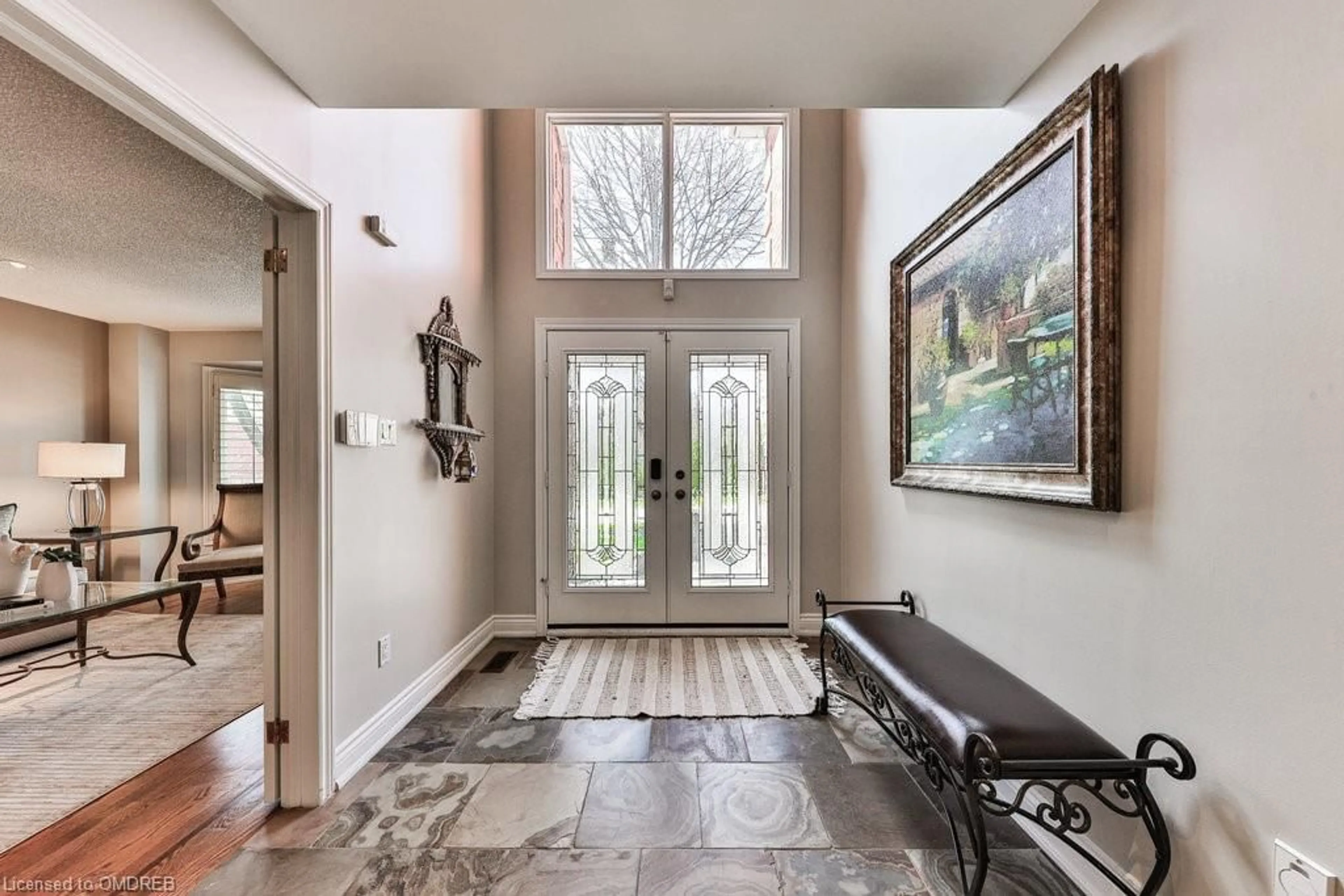 Indoor entryway, wood floors for 2108 Schoolmaster Cir, Oakville Ontario L6M 3A2