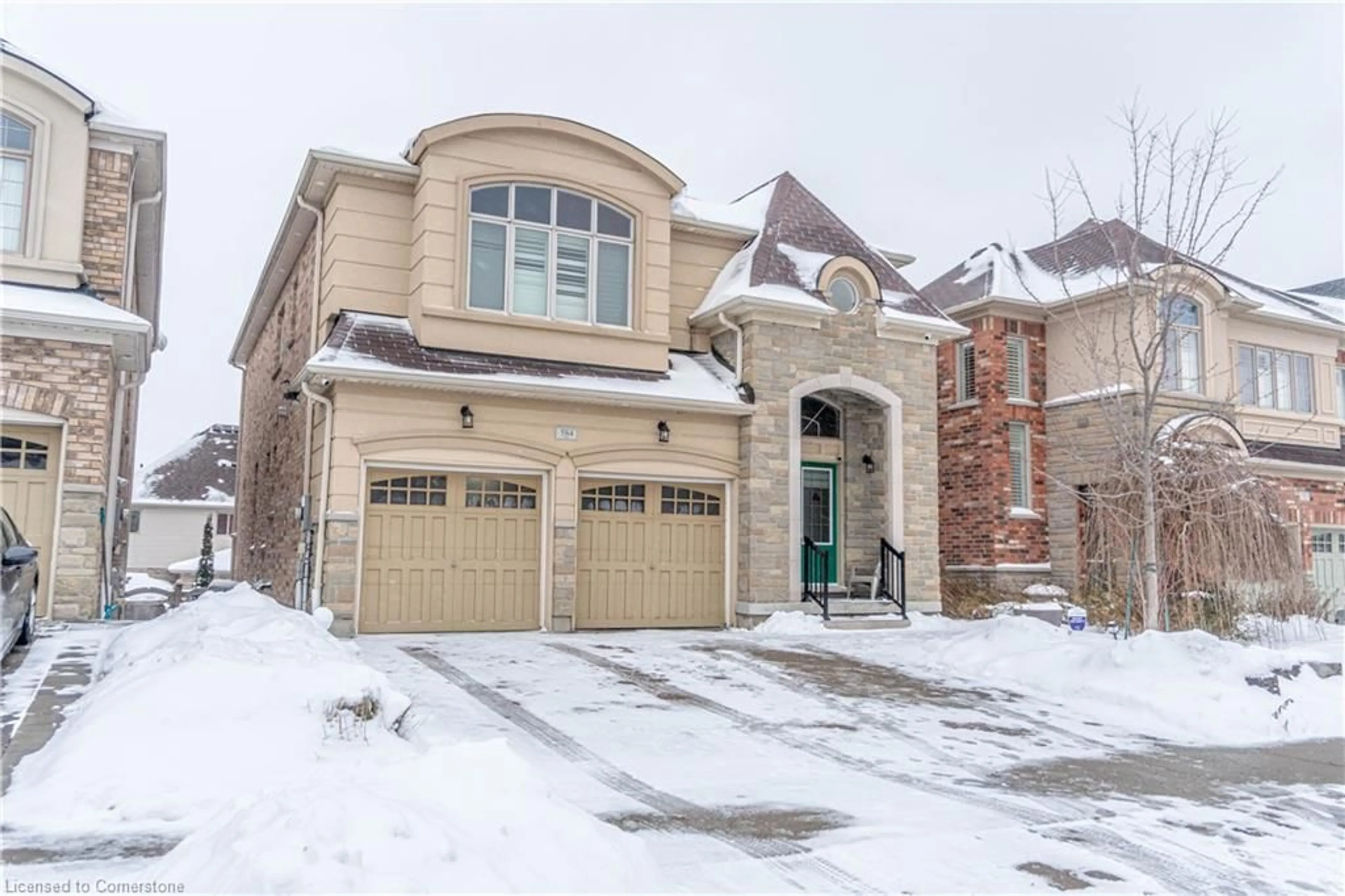 Home with brick exterior material, street for 584 Pinery Trail, Waterloo Ontario N2V 2Y3