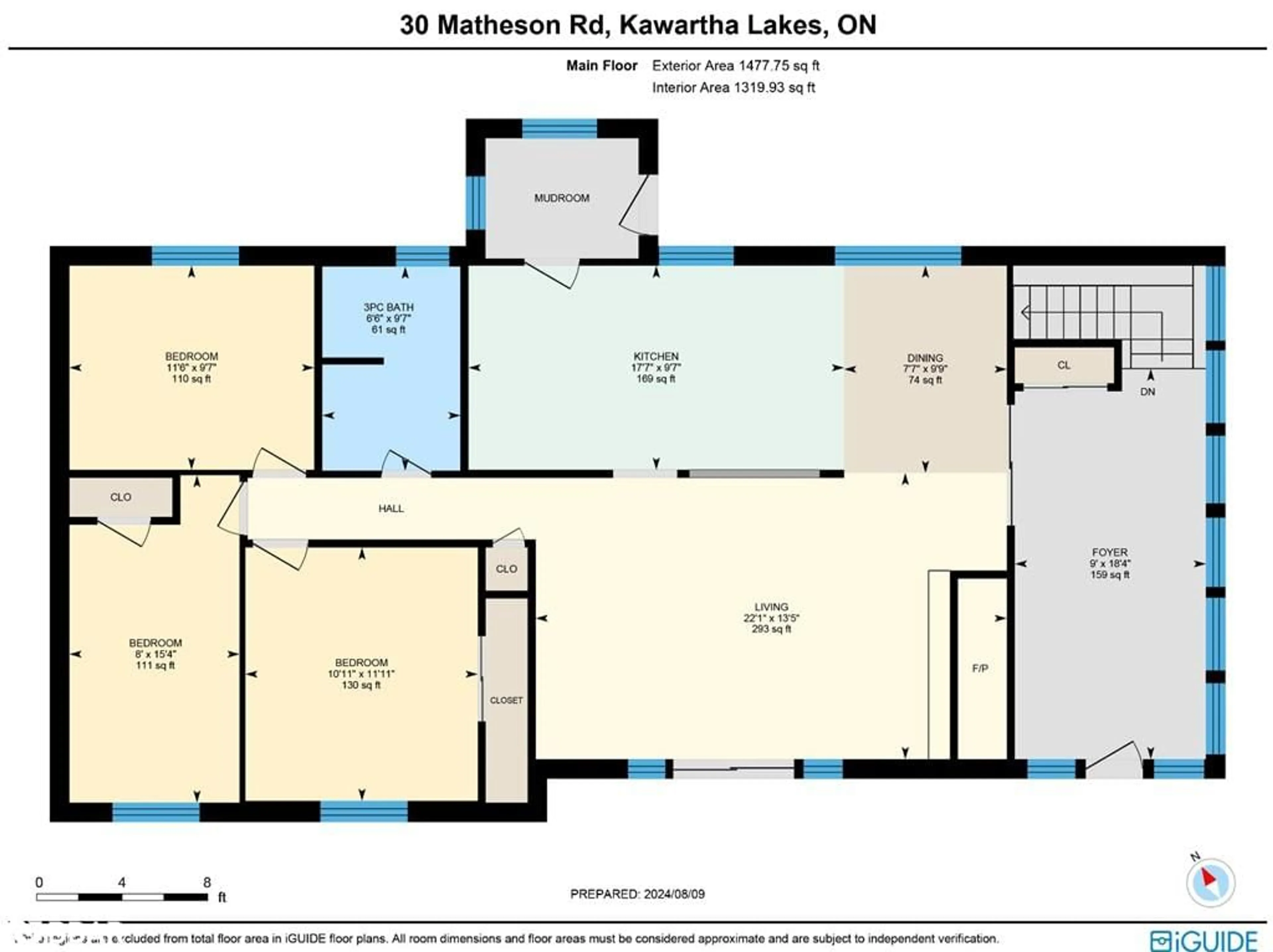 Floor plan for 30 Matheson Rd, Kawartha Lakes Ontario K0M 2T0