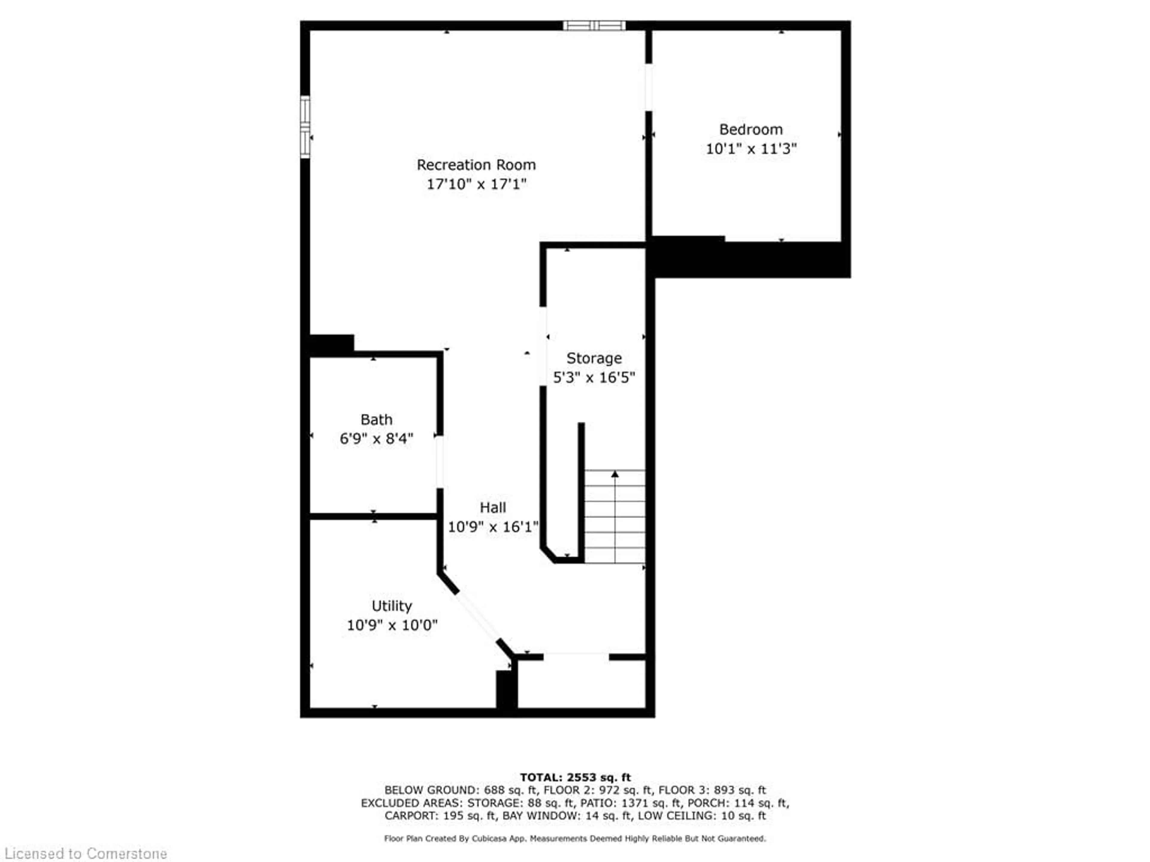 Floor plan for 5140 Ridgewell Rd, Burlington Ontario L7L 6N9