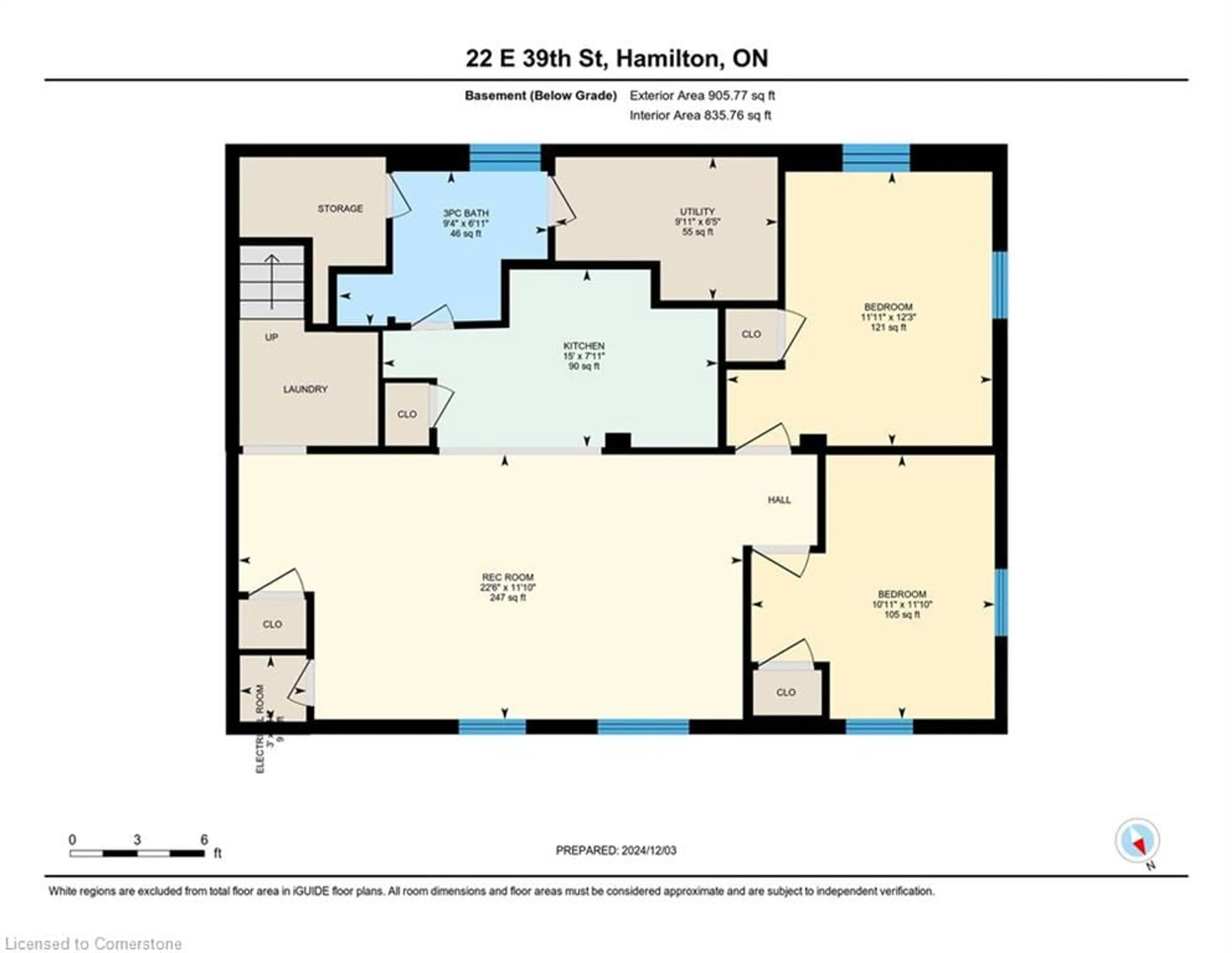 Floor plan for 22 East 39th St, Hamilton Ontario L8V 4H1