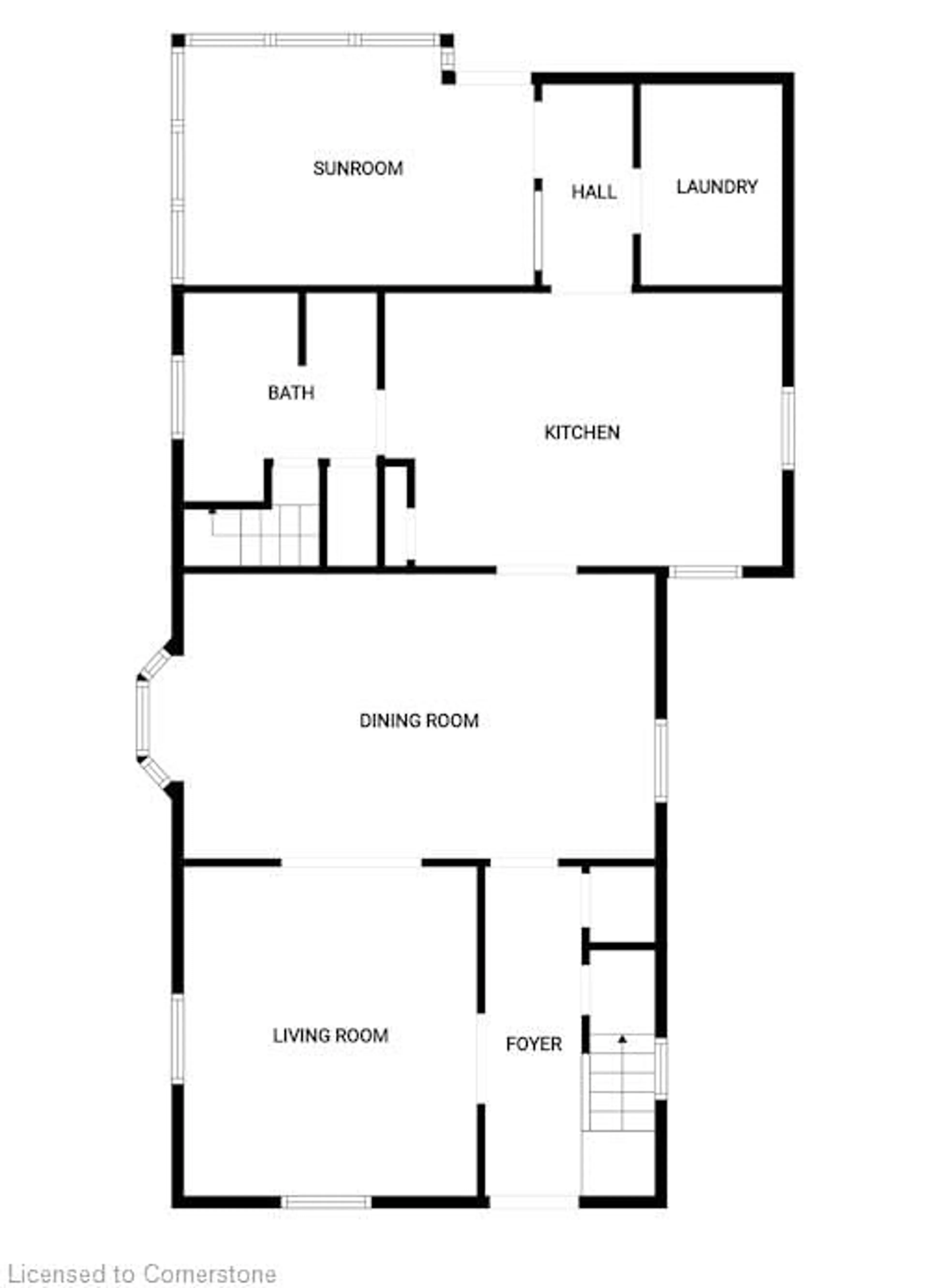 Floor plan for 501 Broad St, Dunnville Ontario N1A 1G7