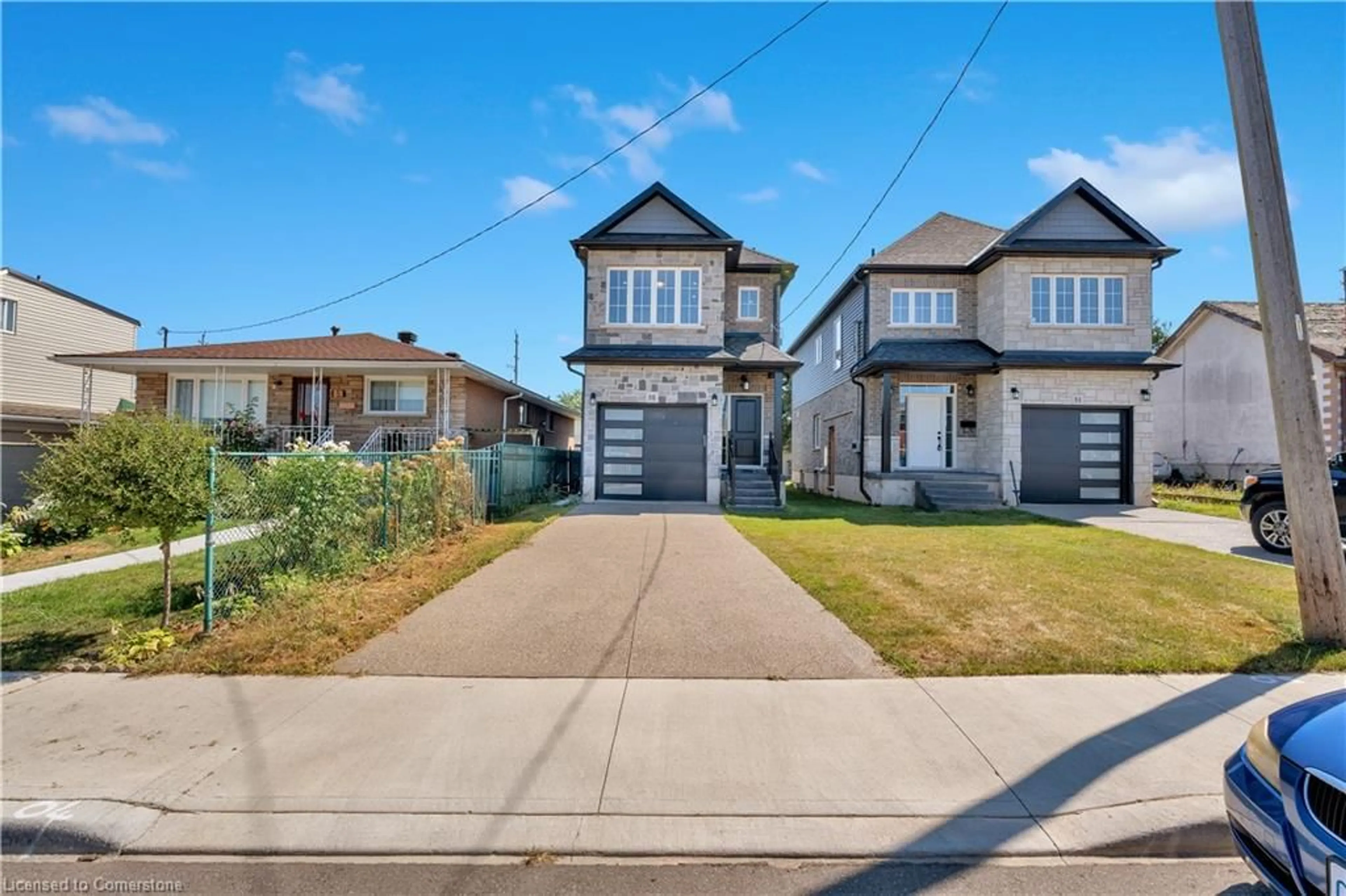 Frontside or backside of a home, the street view for 86 Beland Ave, Hamilton Ontario L8H 6L1