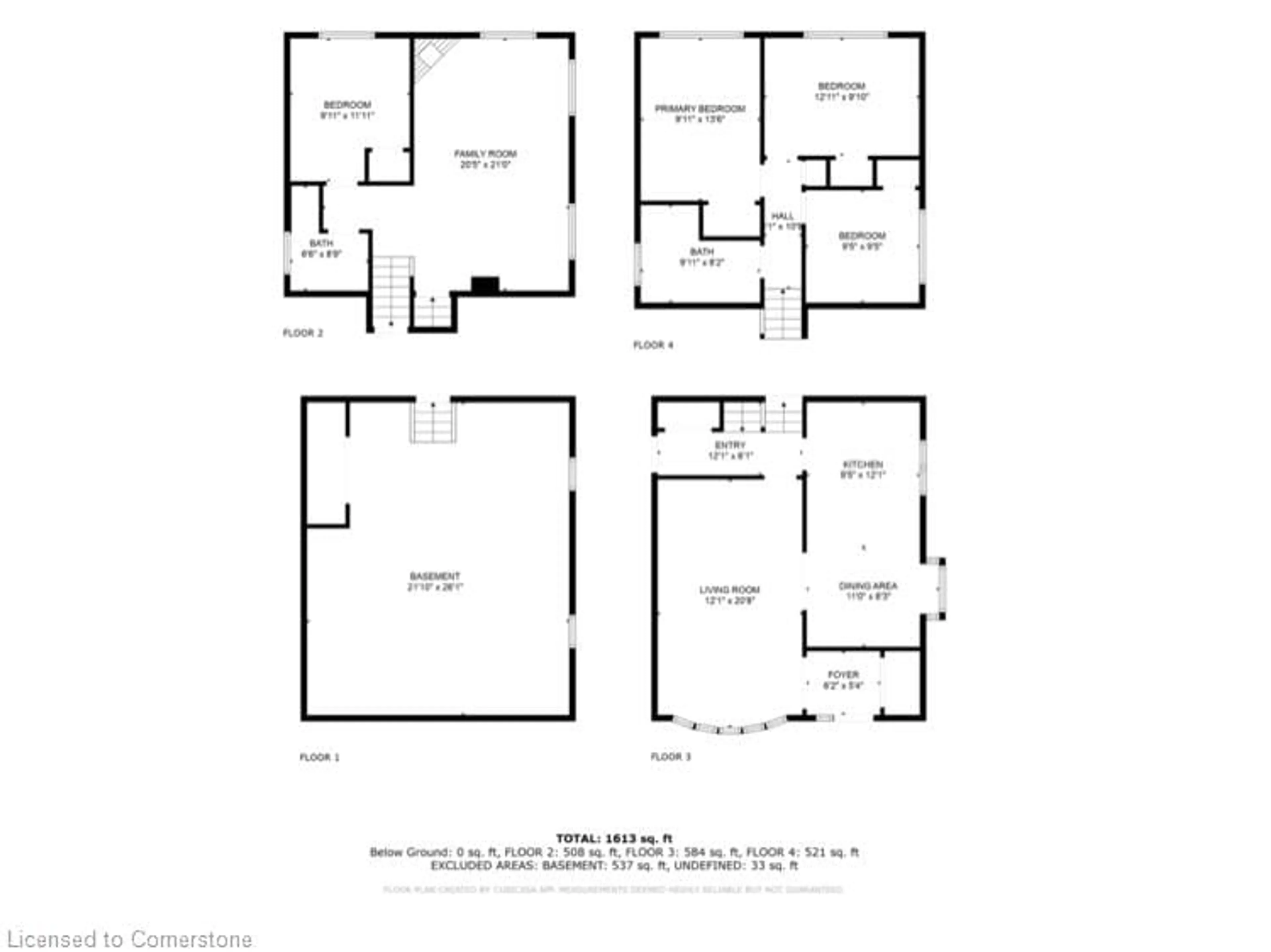 Floor plan for 1 Eden Pl, Simcoe Ontario N3Y 3K9