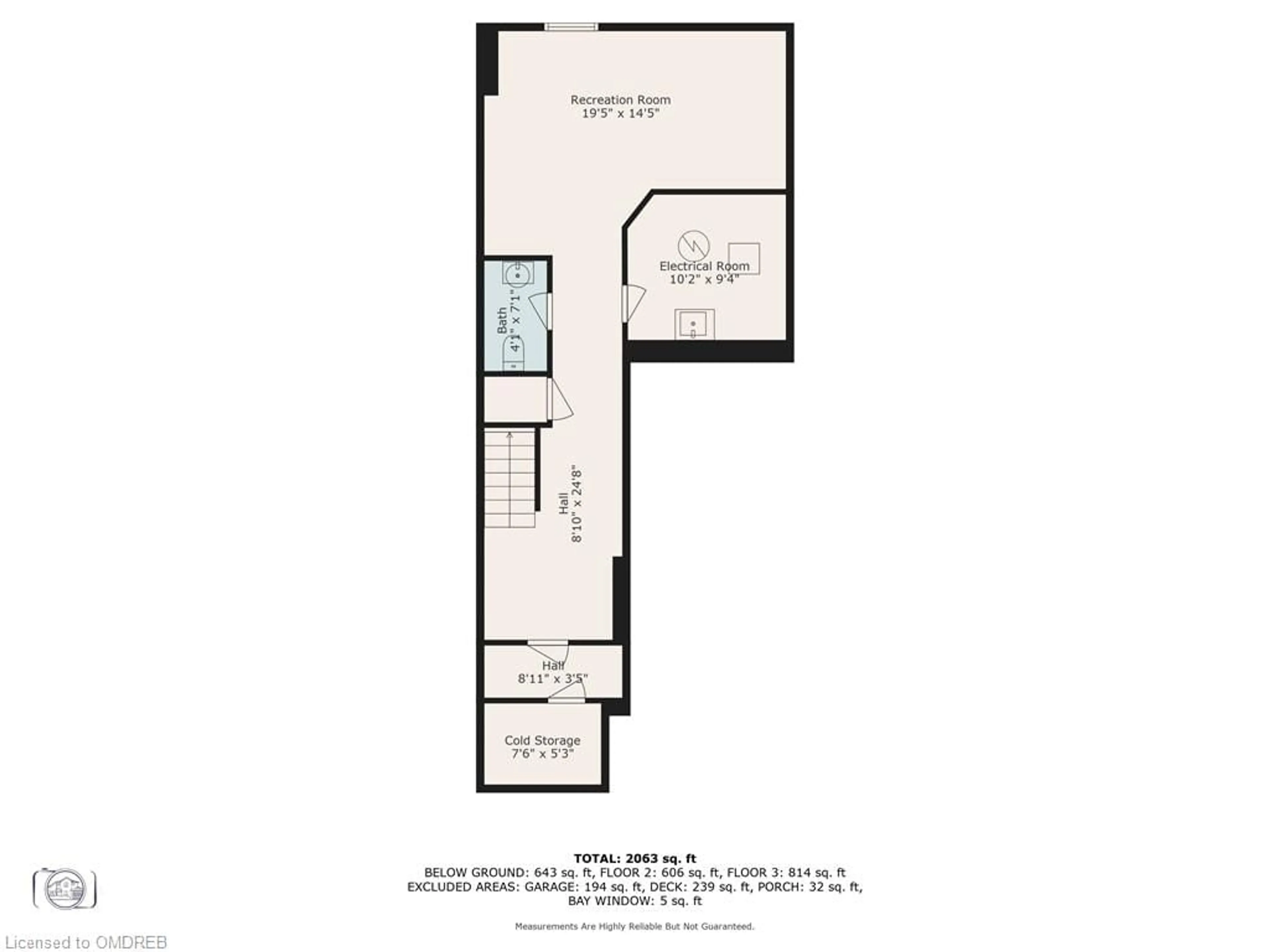 Floor plan for 2086 Ghent Avenue #21, Burlington Ontario L7R 0E1