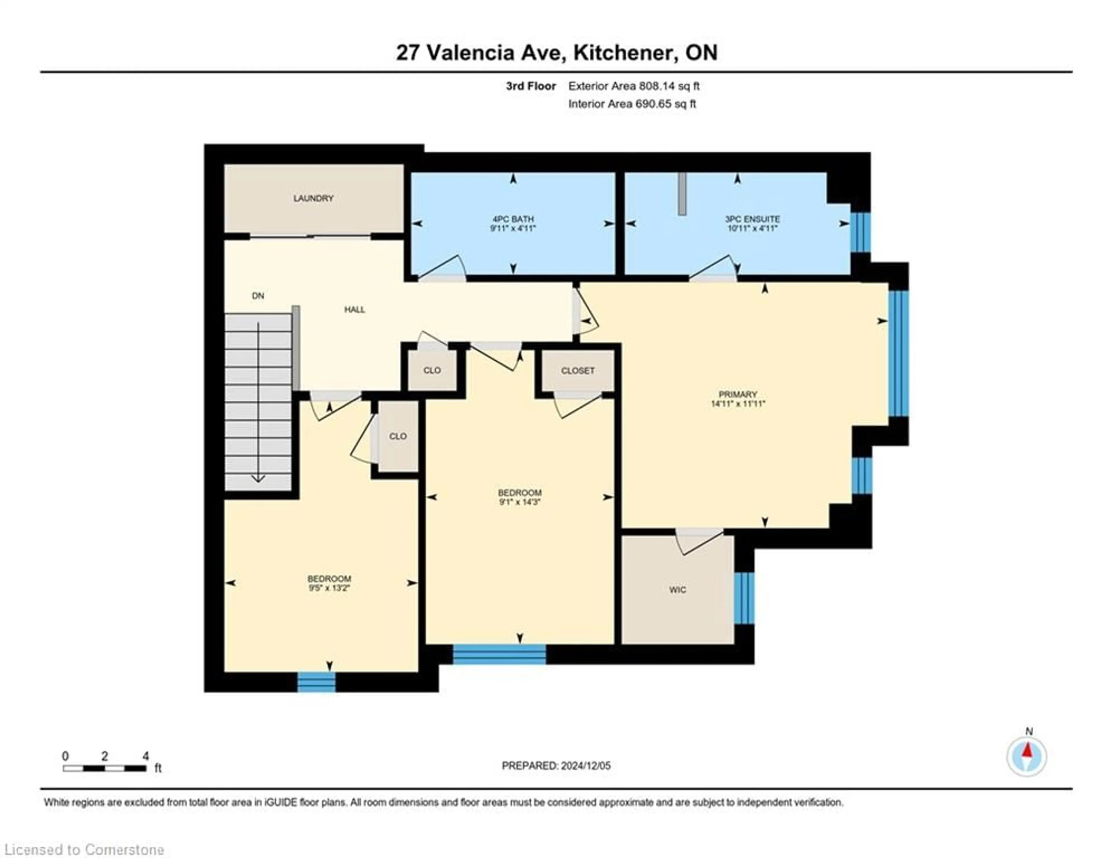 Floor plan for 27 Valencia Ave, Kitchener Ontario N2R 0R7