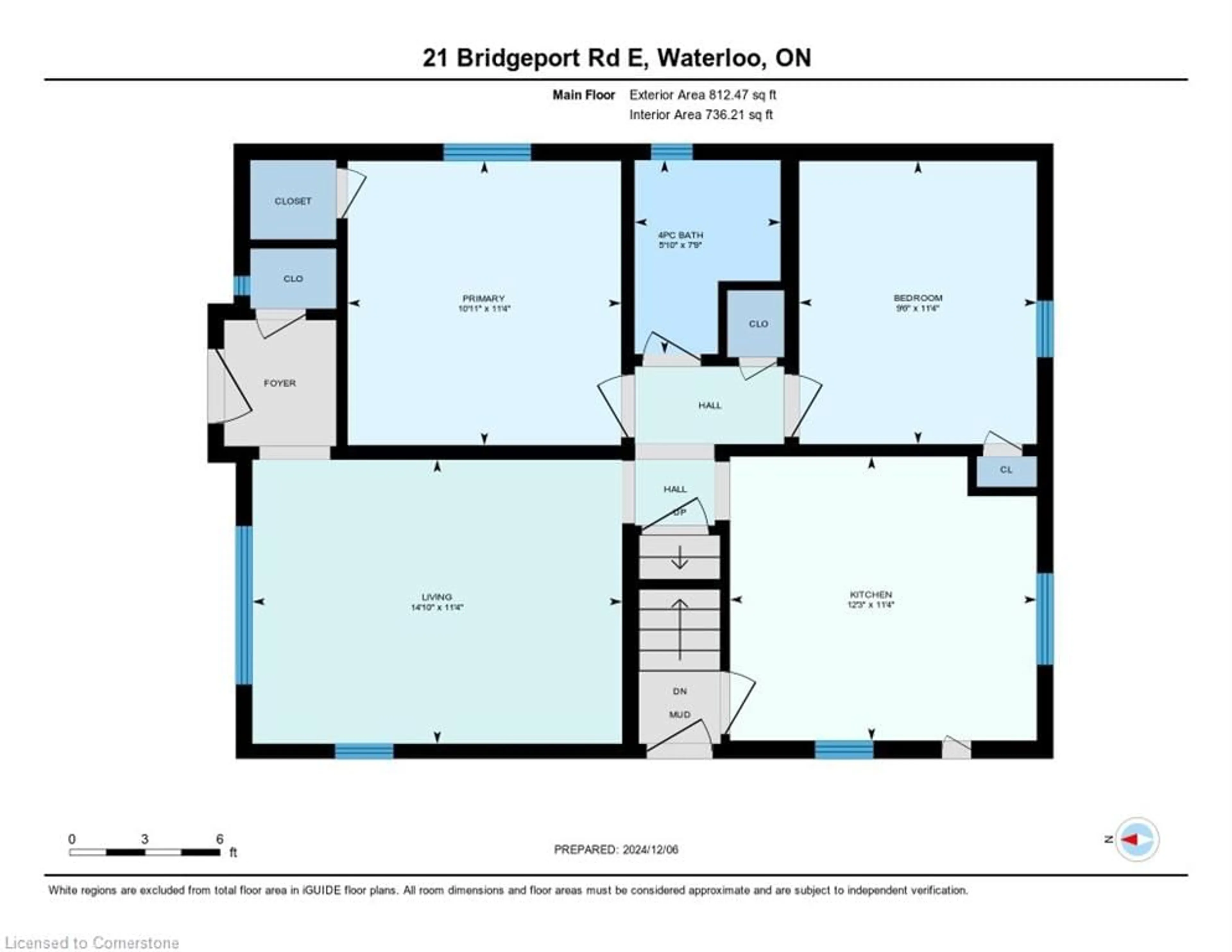 Floor plan for 21 Bridgeport Rd, Waterloo Ontario N2J 2J4