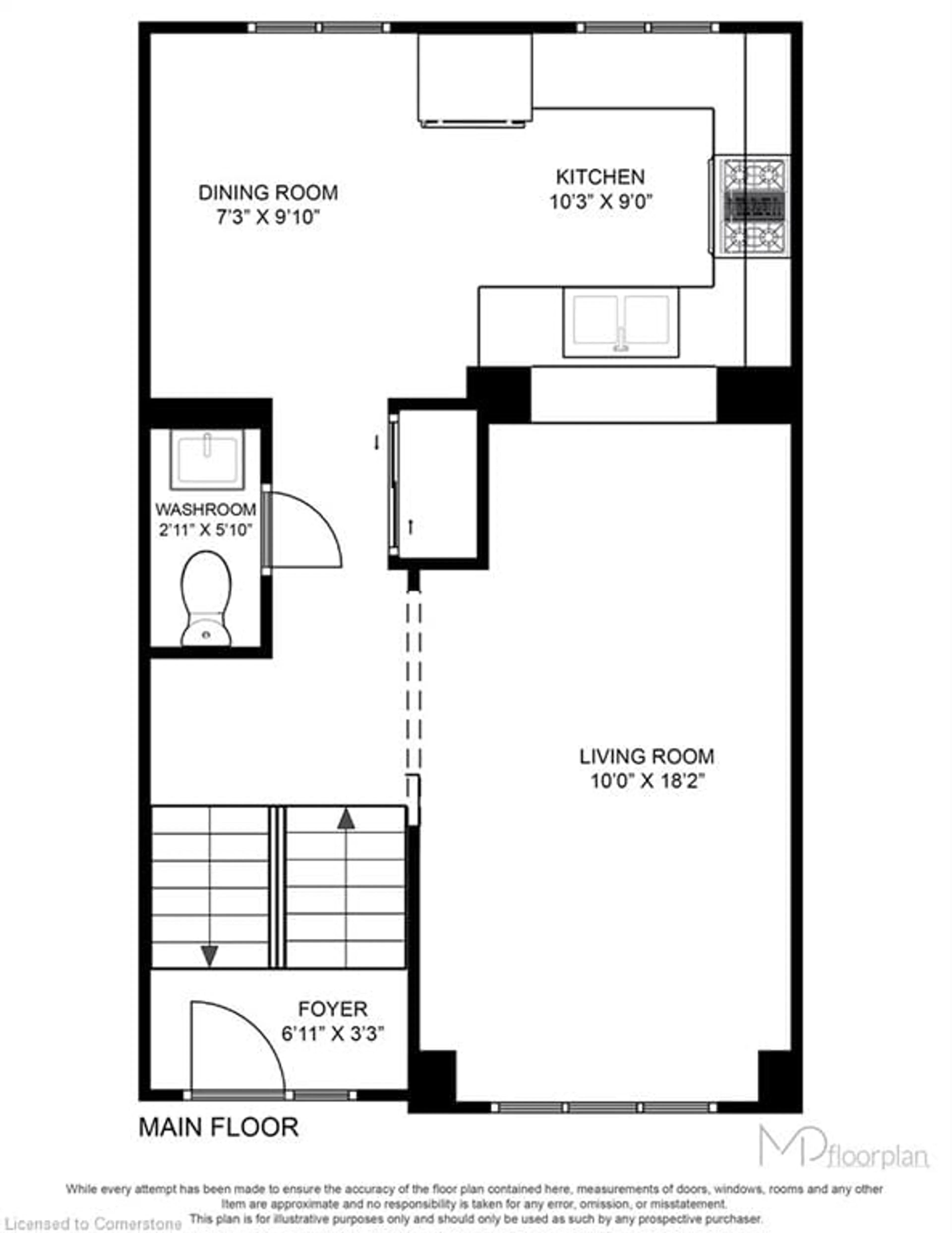 Floor plan for 40 Ohara Lane, Ancaster Ontario L9K 0C7